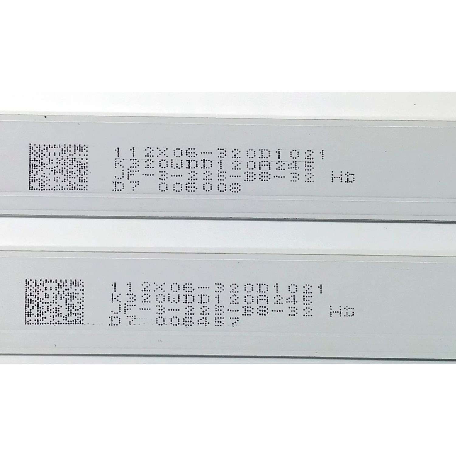 KIT DE LED'S PARA TV ATVIO ((2 PIEZAS)) / NUMERO DE PARTE 4708-K320WD-A1113N41 / K320WDD1 A1 / 471R1P79 / K320WDD120A245 / JF-3-225-B8-32 / 112X06-320D1021 / MH-H-11-10 / E486558 / JF-3-225-B8-32 / DISPLAY V320BJ8-Q01 REV.C1 / MODELO ATV-32SM - Imagen 3