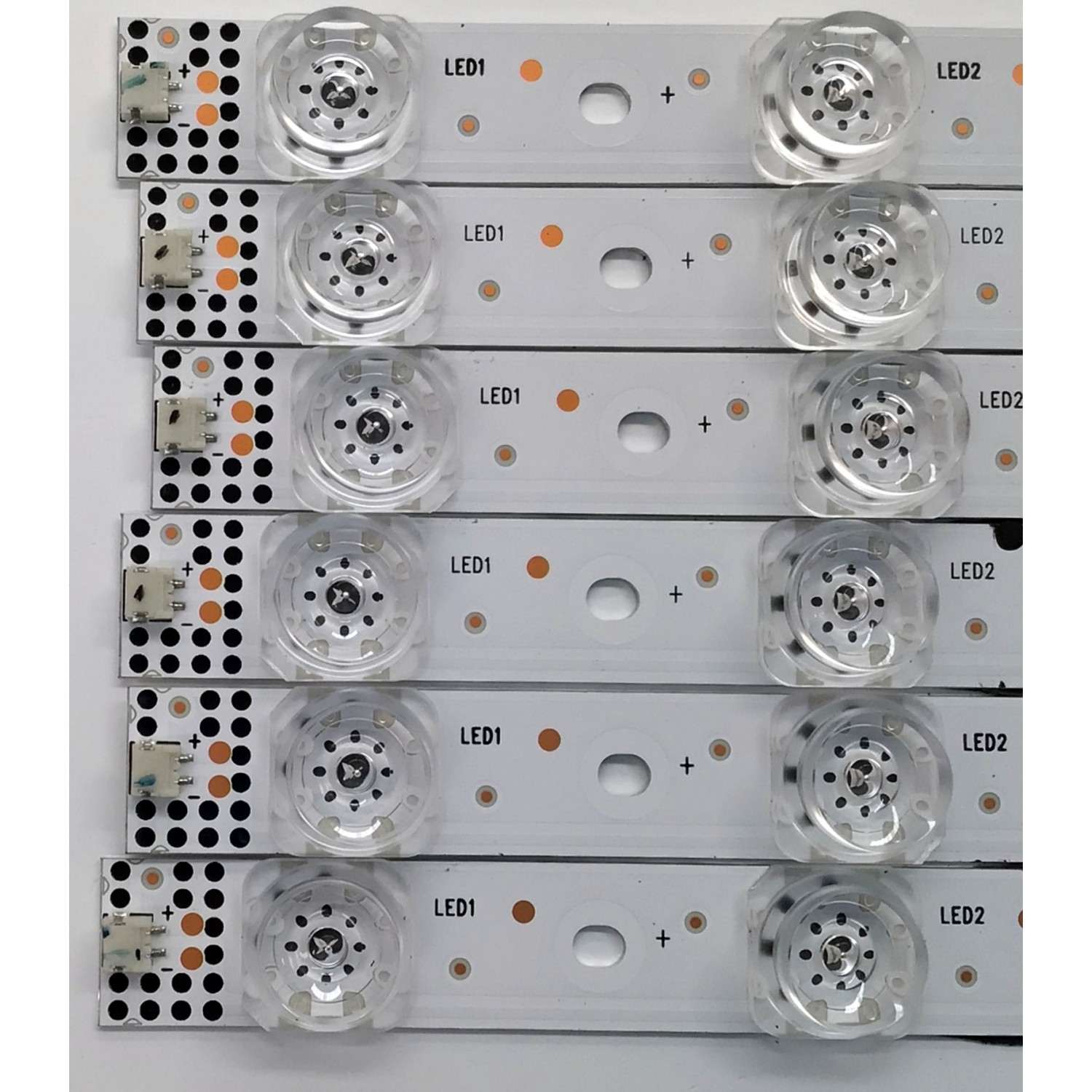 KIT DE LED'S PARA TV HISENSE QLED ((6 PIEZAS)) / NUMERO DE PARTE LB75032.0 / HD750H1U72-T0LGK1+2023061301+LB75032.0 / HD750H1U72-T0LGK1 / 2023061301 / 1315410 / E493461 / HBH-H2 / PANEL HD750H1U72-T0LFK1 / DISPLAY HV750QUB-F91 / MODELOS 75QD6N / 75A76K / 75A65K - Imagen 2