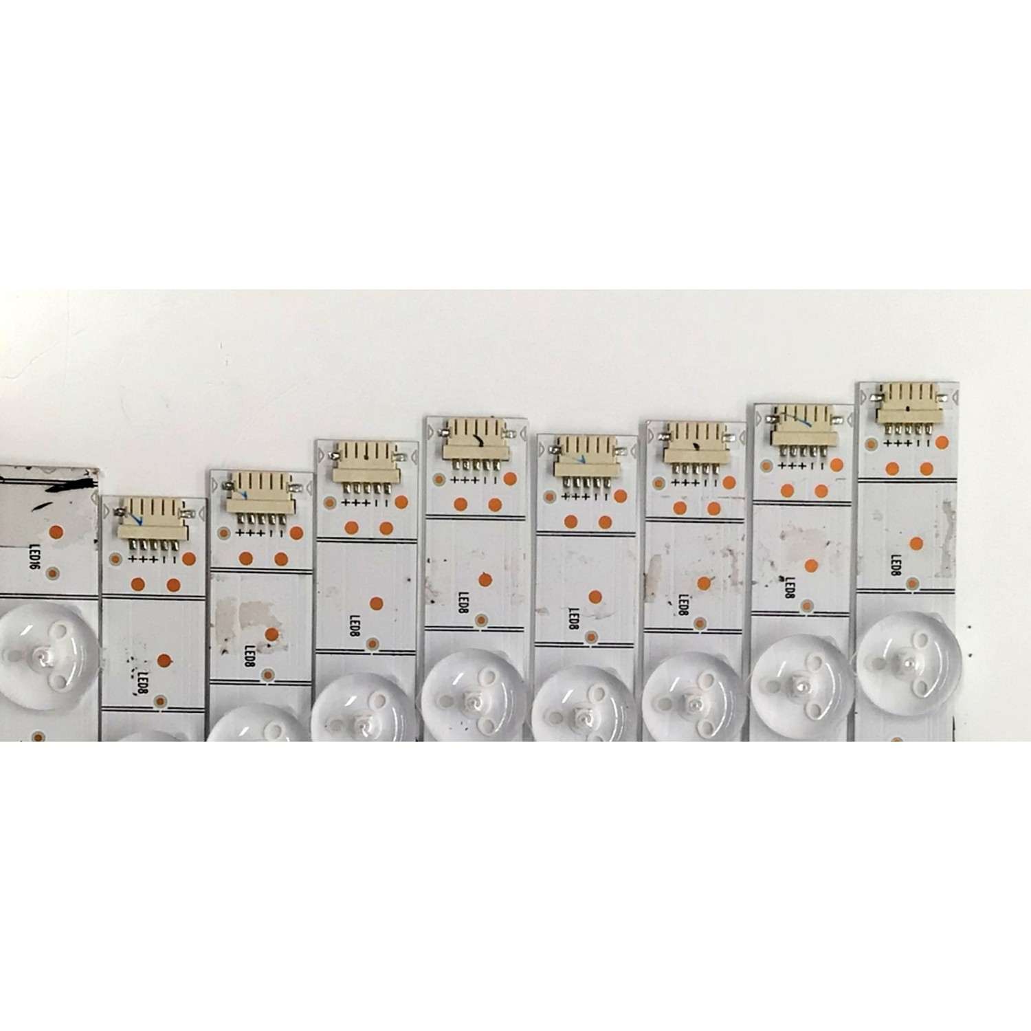 KIT DE LED'S PARA TV HISENSE QLED ((16 PIEZAS)) / NUMERO DE PARTE LB65099 V0 / 1270835 / HD650Y3U51 / HD650Y3U51-T0LA+2021102601+L / HD650Y3U51-T0LA+2021102601+R / AFT5-L / AFT5-R / PANEL HD650Y3U51-T0LG / DISPLAY T650QVN07.5 / MODELOS 65U65H / 65U6H - Imagen 3