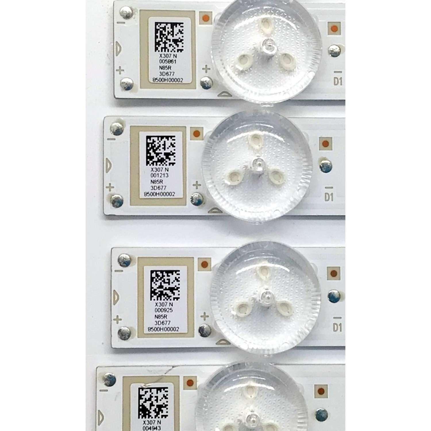 KIT DE LED'S PARA TV SONY BRAVIA ((16 PIEZAS)) / NUMERO DE PARTE LB8500H V0_03 / LB8500H  / 8500H00002 / N85R3D677 / 8534A / E469119 94V-0 CZ / PANEL YSDM085CCS11 / DISPLAY ST8461D02-2 VER.2.1 / MODELO KD-85X77CL / KD85X77CL - Imagen 2