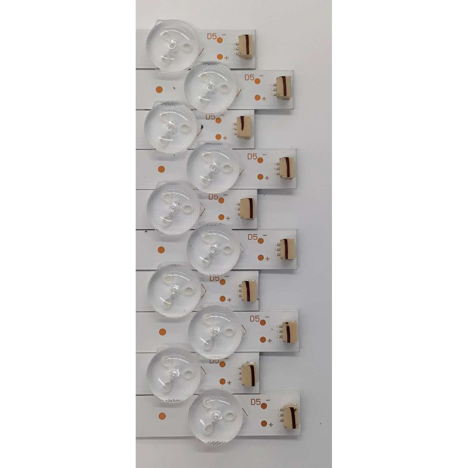 KIT DE LED'S PARA TV SHARP ((10 PIEZAS)) / NUMERO DE PARTE 4708-K65DGF-A7113N01 / K650WDG A7 / XRJ1060 SLC04708RA0 / E479275 / 111005-65FG9011 / K650WGF / PANEL K650WDGF / DISPLAY ST6451D06-3 VER.2.1 / MODELOS 4T-C65EL8UR / 100012587 ((65'' PULGADAS)) - Imagen 3
