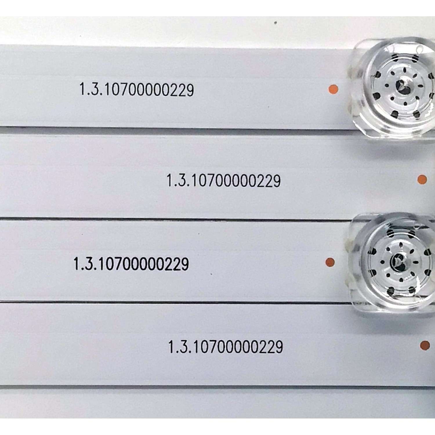 KIT DE LED'S PARA TV EVL ((4 PIEZAS)) / NUMERO DE PARTE MSG-T500-V6-3030-026-09 / 1.3.10700000229 / PC67181B / 914mm*14mm*1.0T / 240-250LM / 9000-13000K / B5-2 3.3-3.4V / PANEL CV500U2-T01 / DISPLAY CV500U3-L01 / MODELOS 50EVLS4 / K50DLG12U / AK50H1485 - Imagen 4