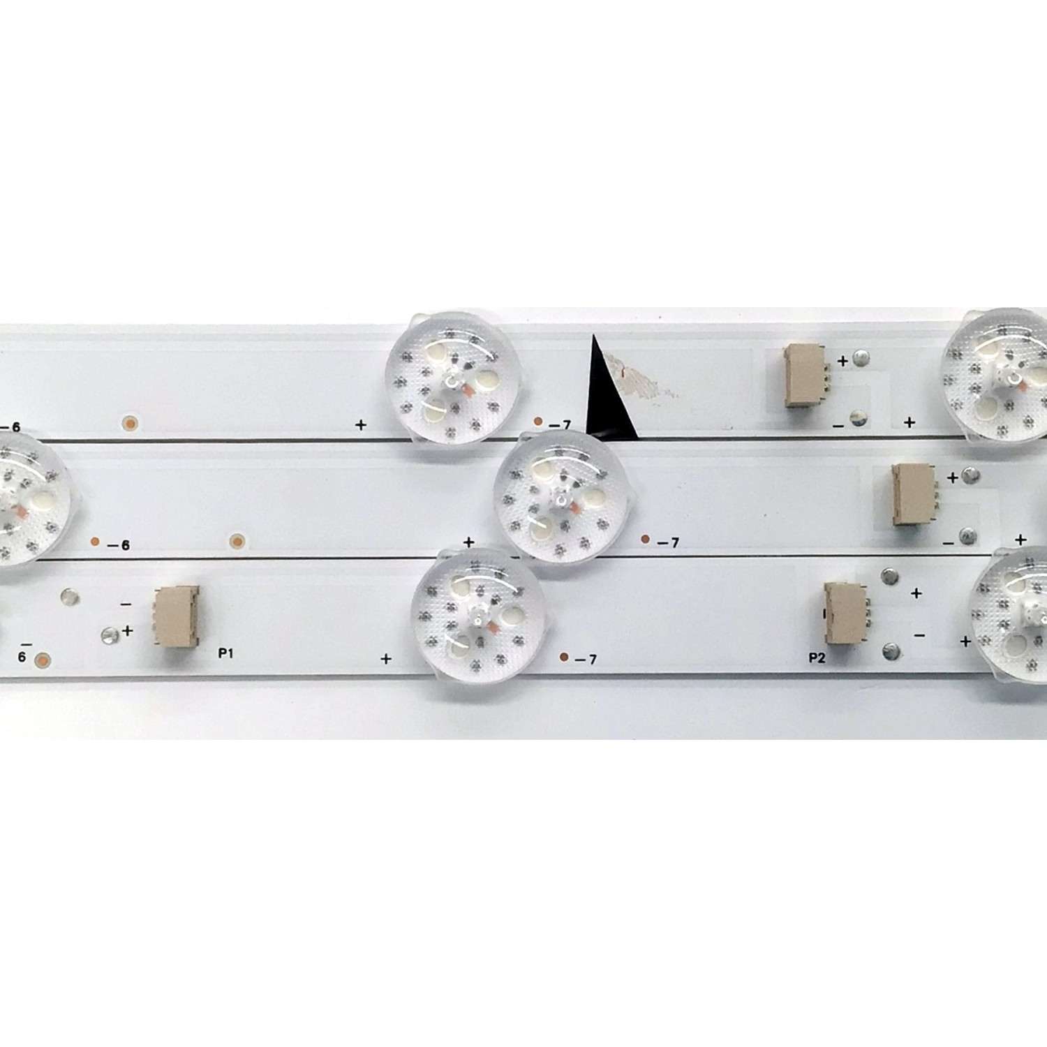 KIT DE LED'S PARA TV DAEWOO ((3 PIEZAS)) / NUMERO DE PARTE 50HR332M14A0 V2 / 50HR332M14B0 V2 / 4C-LB500T-HRGBC / 50D2000 / 50D2000 14*1 A-C04 / 50D2000 14*2 B-C04 / LN2B10R2B / PANEL LVU500CHDX E0504 / DISPLAY CV500U5-T02 REV:01 / MODELO DAW50UR - Imagen 4