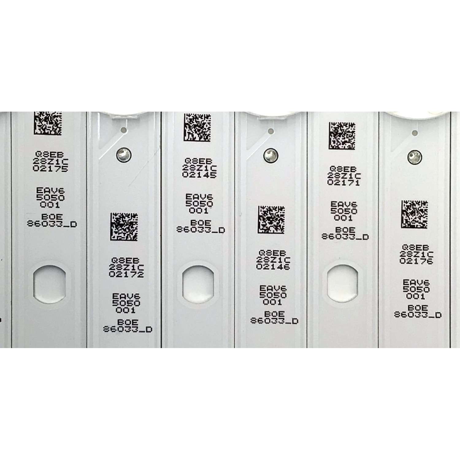 KIT DE LEDS ORIGINAL PARA TV LG 22 PIEZAS / NUMERO DE PARTE EAV65050001 / EAV65050101 / SSC_Y23 Slim Trident_86UR75_BOE_A_S / SSC_Y23 Slim Trident_86UR75_BOE_B_S / SSC_Y23 Slim Trident_86UR75_BOE_A / SSC_Y12 Slim Trident_86UR75_BOE_B / MODELO 86UR8750PSA - Imagen 3