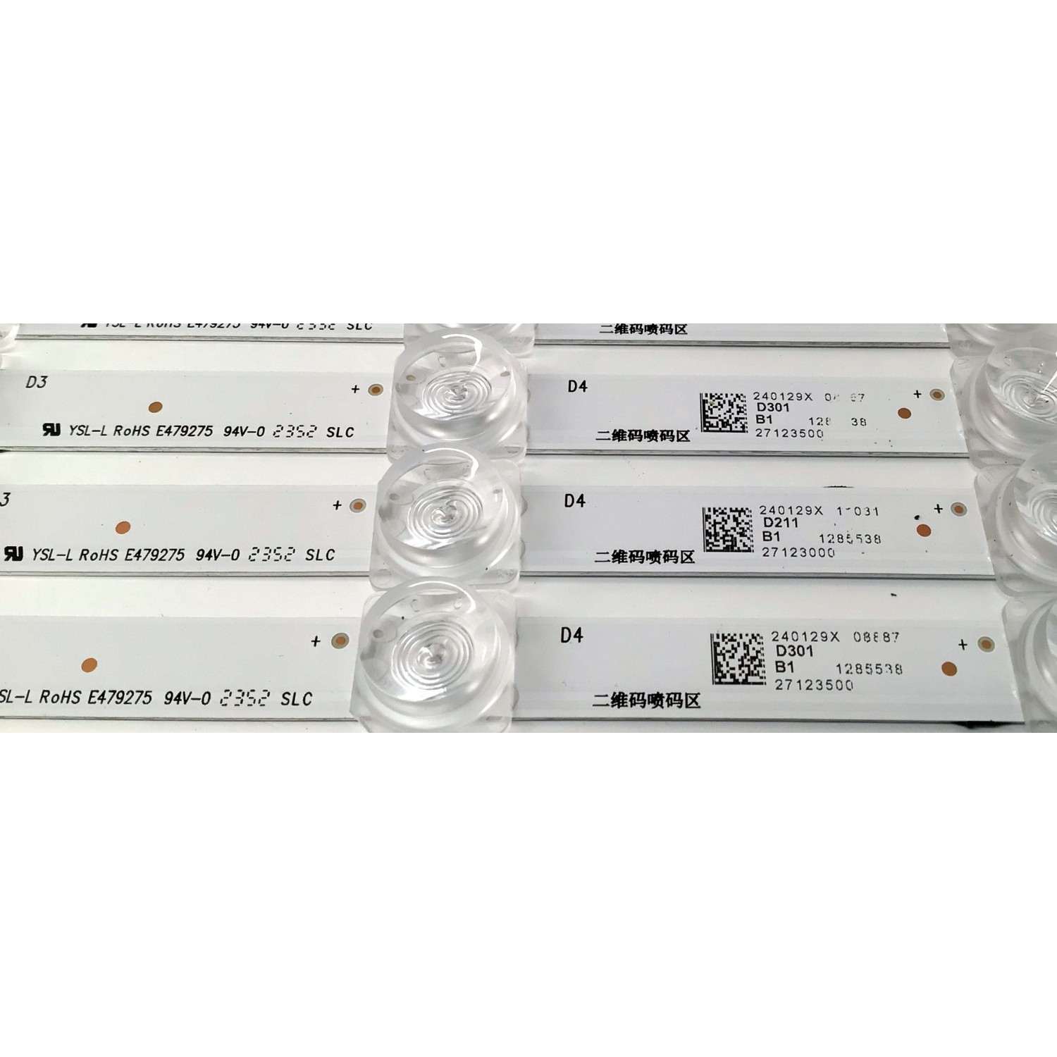 KIT DE LED'S PARA TV HISENSE ((6 PIEZAS)) / NUMERO DE PARTE CRH-BXK65H1U72C3030T0609368-REV1.6 / HD650H1U71-T0L1+2023060801+SVH650AT9 / HD650H1U71-T0L1 / 2023060801 / SVH650AT9 / 1285538 / PANEL HD650H1U71-T0L1\S1\GM\ROH / HV650QUB-F70 / MODELO 65A6KV - Imagen 4