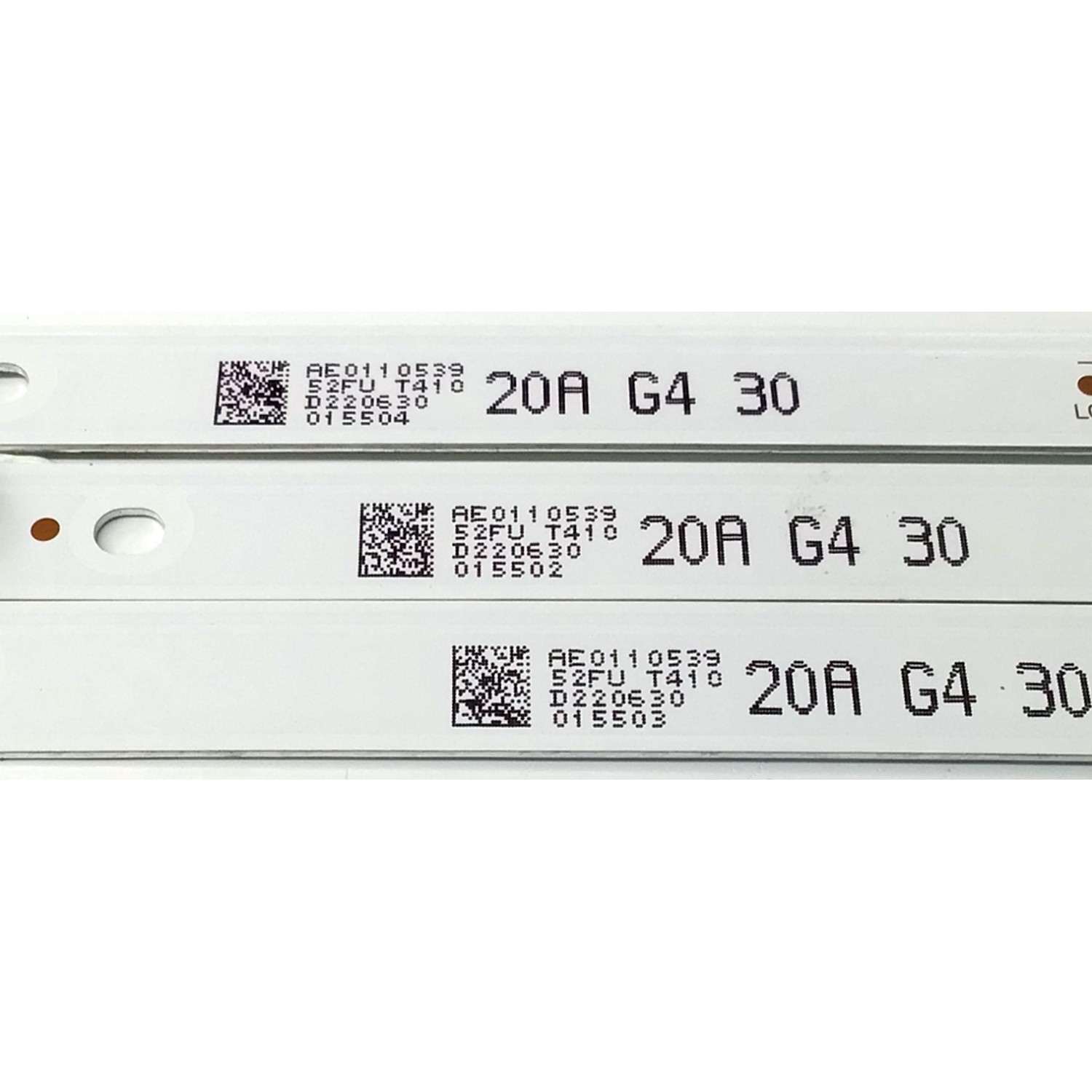 KIT DE LED'S PARA TV GHIA ((3 PIEZAS)) / NUMERO DE PARTE JL.D50091330-031AS-M_V02 / AE0110539 / E517260 / D220630 / PANEL V500DJ7-QE1 D5 / DISPLAY V500DJ7-QE1 REV.D5 / MODELOS G50NTFXUHD20 / RLDED5098-B-UHD / RWOSQU5050-B - Imagen 3