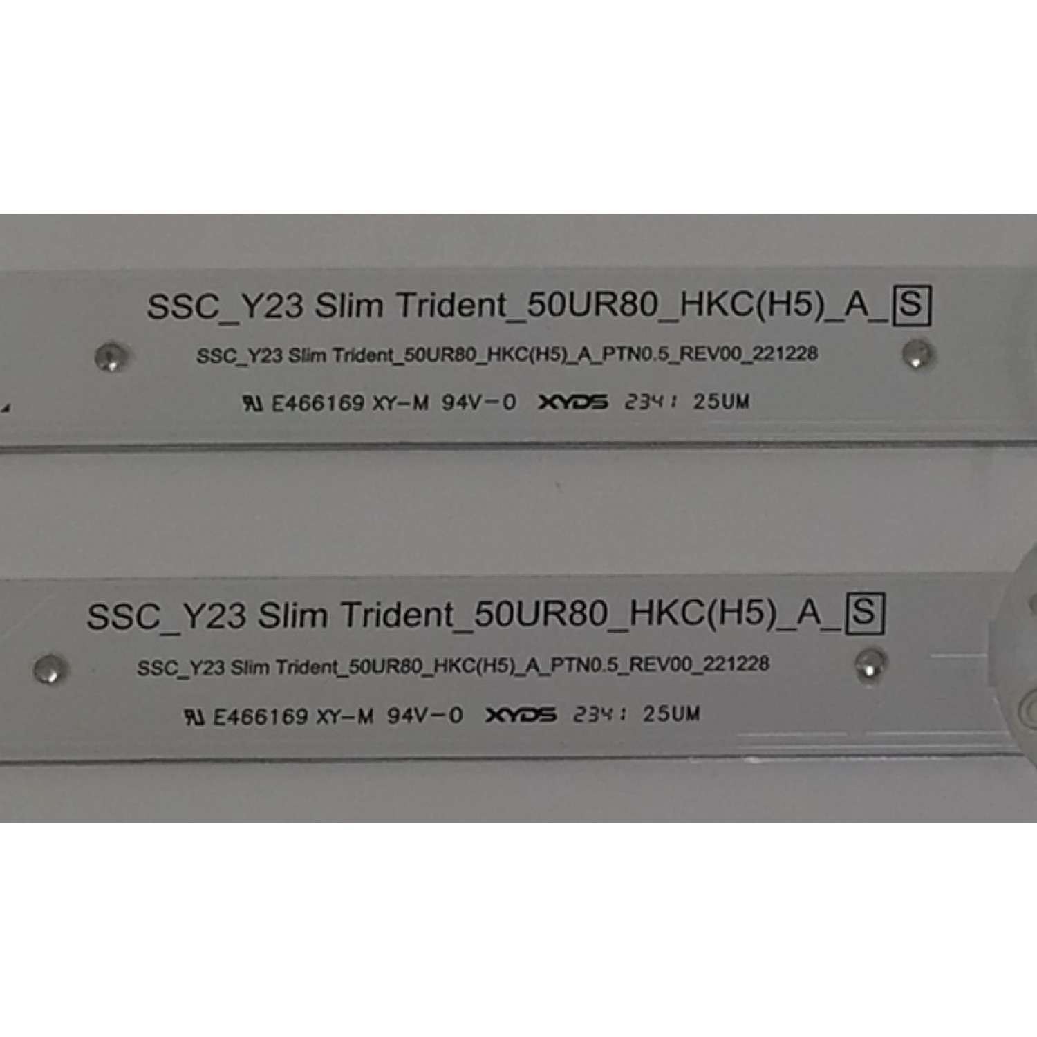 KIT DE LEDS ORIGINAL PARA TV LG 6 PIEZAS / NUMERO DE PARTE EAV65062801 / SSC_Y23 SLIM TRIDENT_50UR80_HKC(H5)_A_S / SSC_Y23 SLIM TRIDENT_50UR80_HKC(H5)_A_PTN0.5_REV00_221228 / PANEL NC500TQG / DISPLAY PT500GT04-2 / MODELO 50UR7800PSB / 50UR7800PSM - Imagen 3