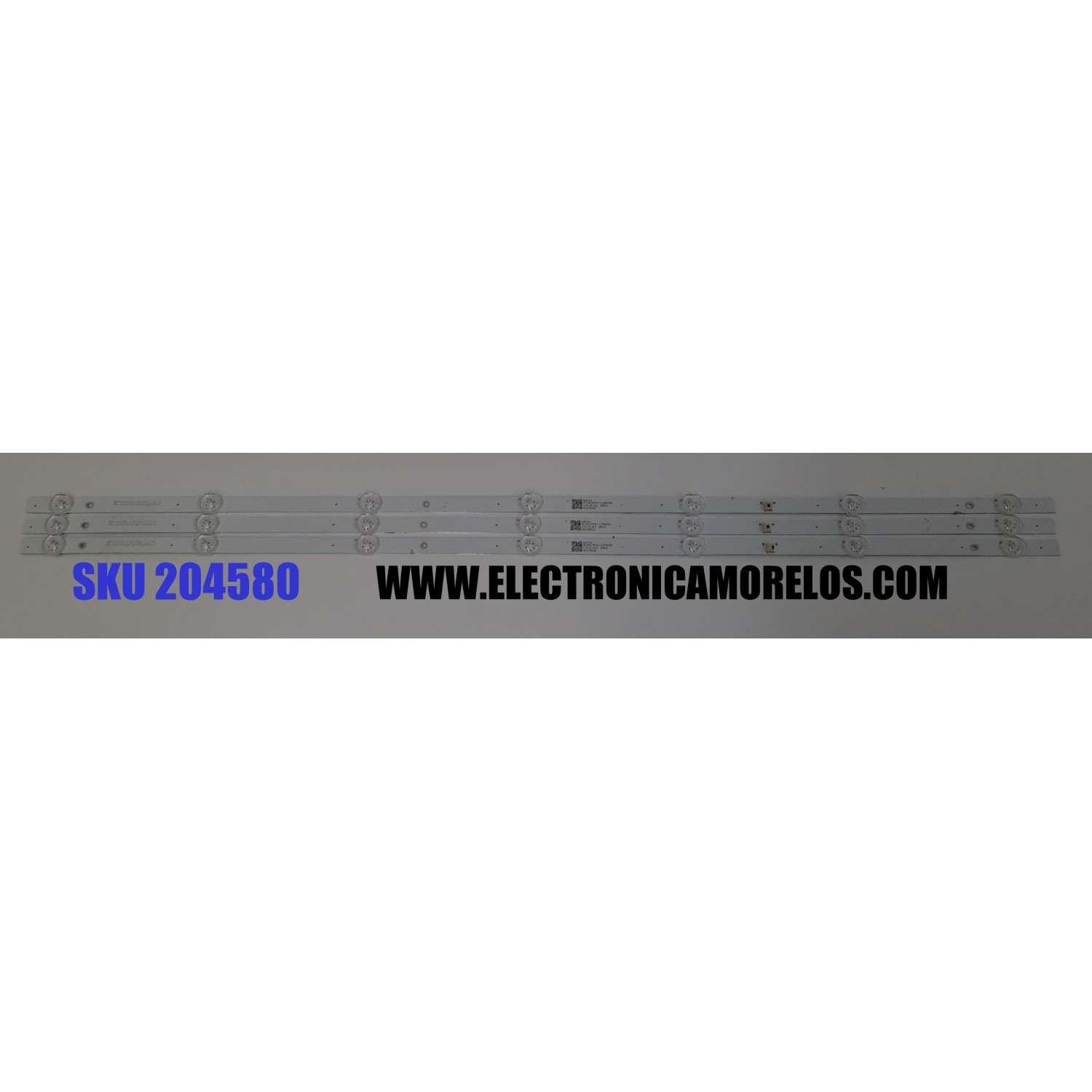 KIT DE LED'S PARA TV EVL ((3 PIEZA)) / NUMERO DE PARTE CRH-ZG40G5SP3030070312KREV1.1 / 40G7N / LB-C400-G7N-B-7-12-PH1(CKD) / Y174-L07-JA-2 / 269613 / B231226A1Z / PANEL C400Y21-G5 / MODELO DAW40FR