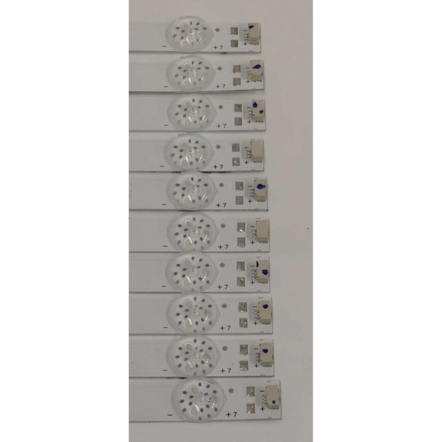 KIT LEDS PARA TV PHILIPS ORIGINAL 10 PIEZAS / NUMERO DE PARTE 65HR332M07N01 / 65HR332M07N01 V0 / 65D6100 / 4L-ZX065T-HR015X / PANEL LVU650CSDX E0365 / DISPLAY ST6451D06-03 VER.2.1 / MODELO 65PUL7973/F7 - Imagen 2