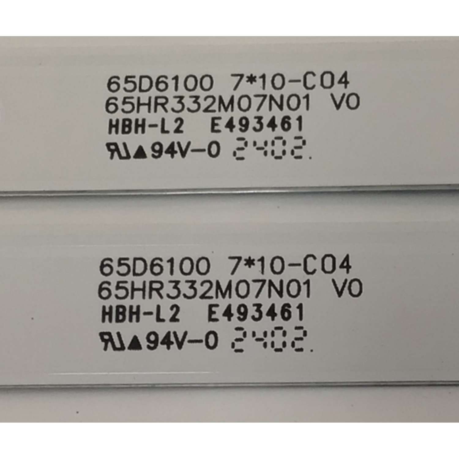 KIT LEDS PARA TV PHILIPS ORIGINAL 10 PIEZAS / NUMERO DE PARTE 65HR332M07N01 / 65HR332M07N01 V0 / 65D6100 / 4L-ZX065T-HR015X / PANEL LVU650CSDX E0365 / DISPLAY ST6451D06-03 VER.2.1 / MODELO 65PUL7973/F7 - Imagen 4