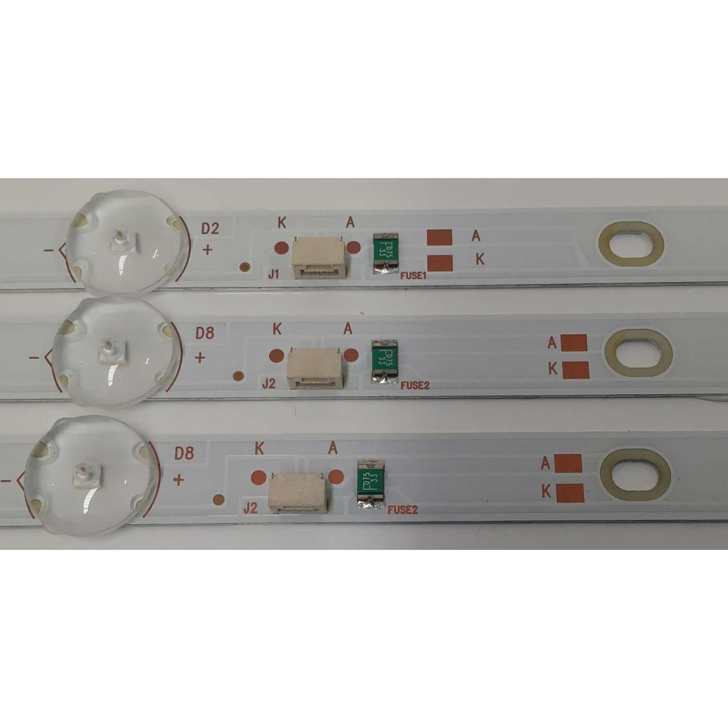 KIT LED'S PARA TV SAMSUNG ((3 PIEZAS)) / NUMERO DE PARTE 303GC320055E / GC32D06-ZC22AG-20E / GC320M82 / 70401-01173 / 2300006008 / 200603BC06 / DISPLAY HV320WHB-N5B / MODELO UN32M4500BF / UN32M4500BFXZA / UN32M4500BFXZA BZ01 - Imagen 2