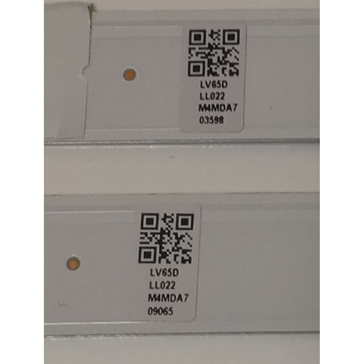 KIT DE LED'S PARA TV VIZIO ORIGINAL 12 PIEZAS / NUMERO DE PARTE LB65092 / LB65092 V0_05 / LB65092 V1_05 / LV65D / PANEL / SD650DUZ-1 / DISPLAY JR645R3HA3L / MODELO V655M-K03 / V655M-K03 LFTVM8LY - Imagen 4