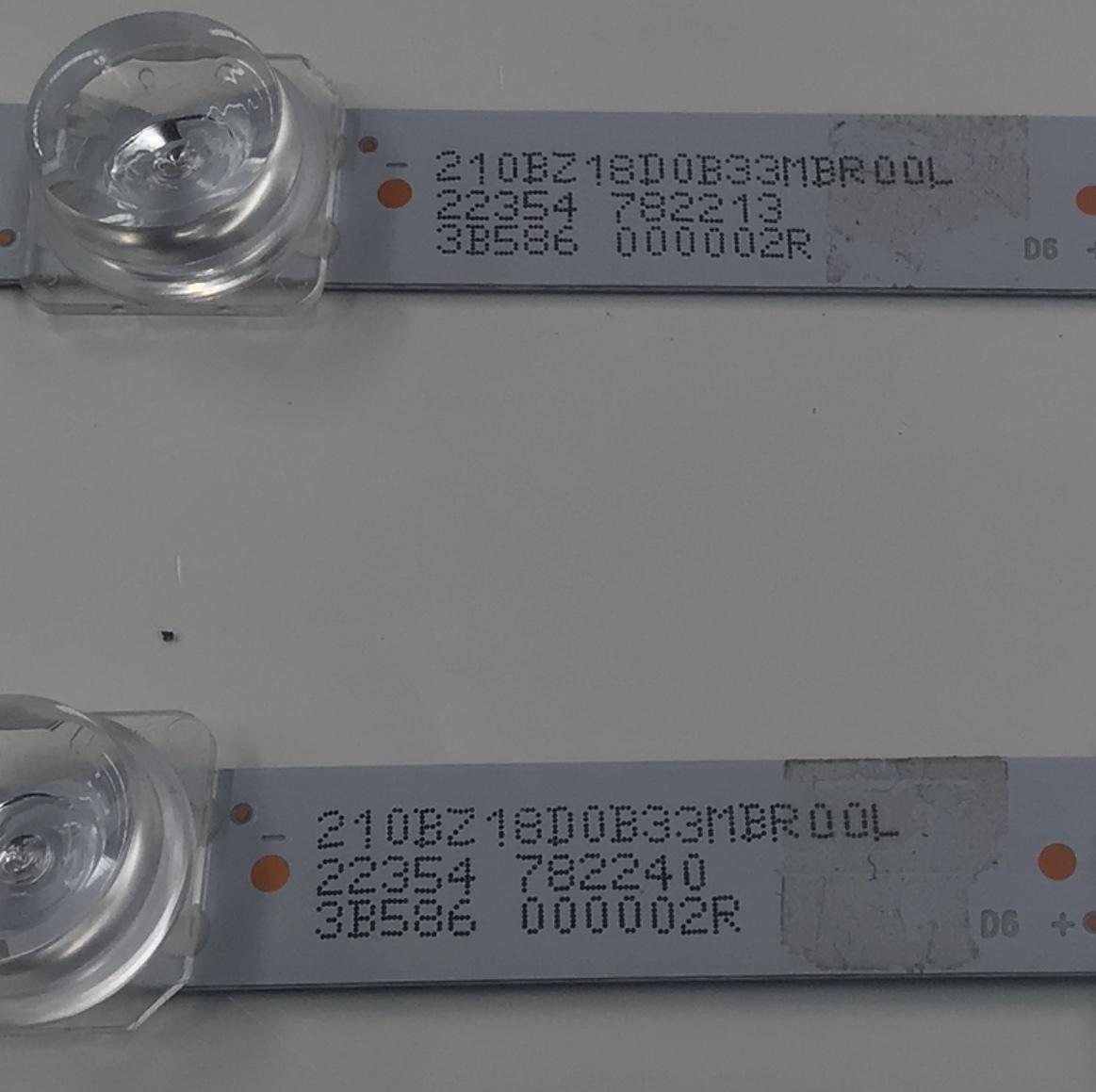 KIT DE LEDS PARA TV VIZIO ORIGINAL 2 PIEZAS / NUMERO DE PARTE LB5800K V0_00 / LB5800K V0 00 / 210BZ18D0B33MBR00L / E465853 / 3B586 000002R / MODELOS M585M-K01 / V585M-K01 - Imagen 4