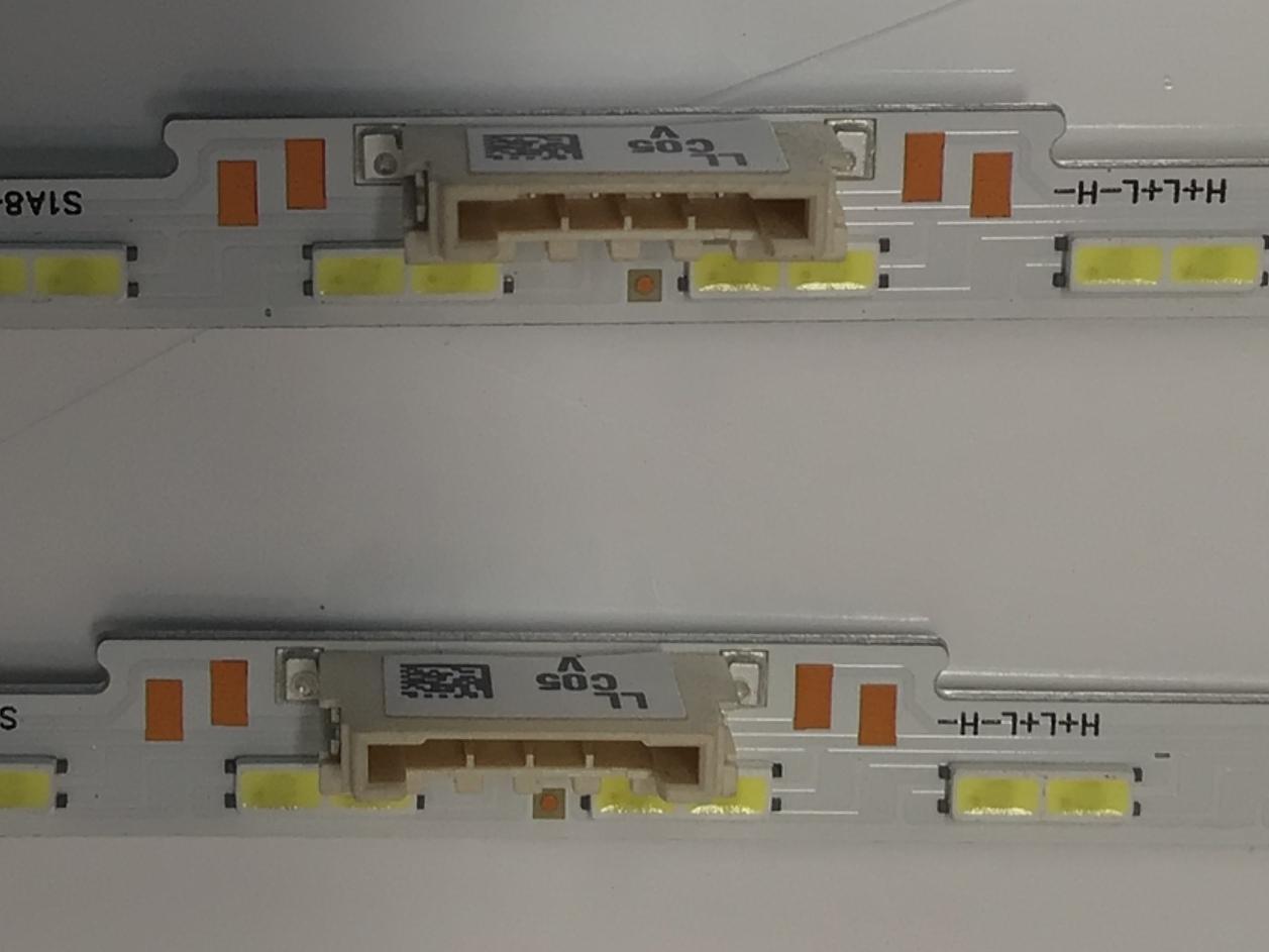 KIT DE LEDS ORIGINAL PARA TV SAMSUNG 2 PIEZAS / NUMERO DE PARTE S1A8-550SM0-R0 / S1A8-550SM0-R0 GS-ALZ 16 48EA/BAR / S1A8-550SM0-R0 GS-ALZ 34 48EA/BAR / GS-ALZ / 48EA/BAR / PANEL CY-SB055HGXV1H / CY-NC055HGHVYH / MODELO UN55AU8000BXZA / LH55QMCEBGCXGO - Imagen 3