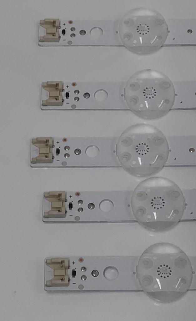 KIT DE LED´S PARA PARA TV LG 5 PIEZAS ORIGINALES / NUMERO DE PARTE EAV65049401 / SSC_Y23 SLIM TRIDENT 43UR75_S / SSC_Y23 SLIM TRIDENT 43UR75_BOE_PTN0.6_REV00_220526 / BOE430M4 / PANEL NC430TQG-ABKHA / MODELO 43UR8000AUA / 43UR8000AUA.BUSFLJM - Imagen 2