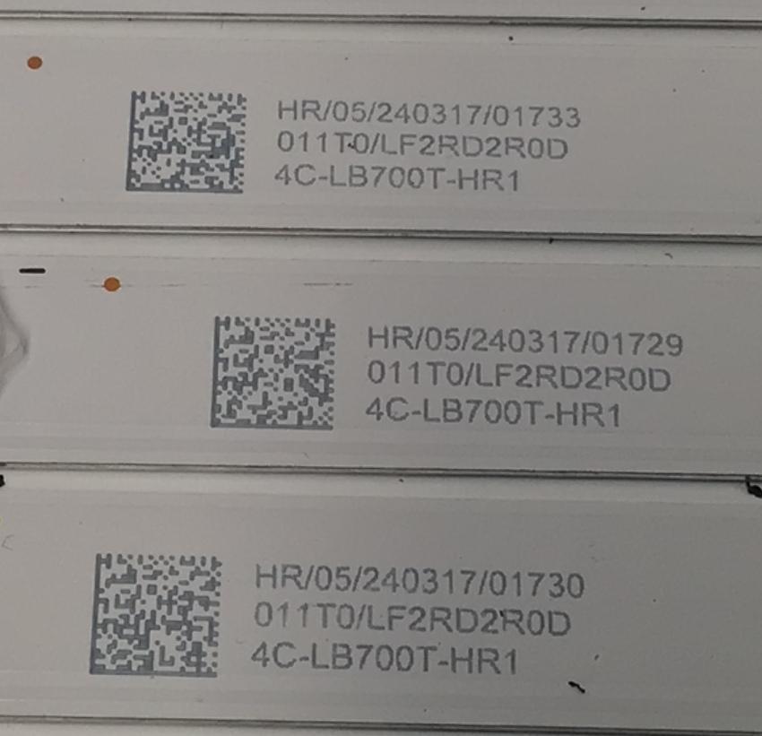 KIT DE LED´S PARA TV PHILIPS 10 PIEZAS ORIGINALES / NUMERO DE PARTE 70HR332M09A0 V0 / 70D2000 / 4C-LB700T-HR1 / LF2RD2R0D / MODELO 70PFL5656 / 70PFL5656/F7A - Imagen 4
