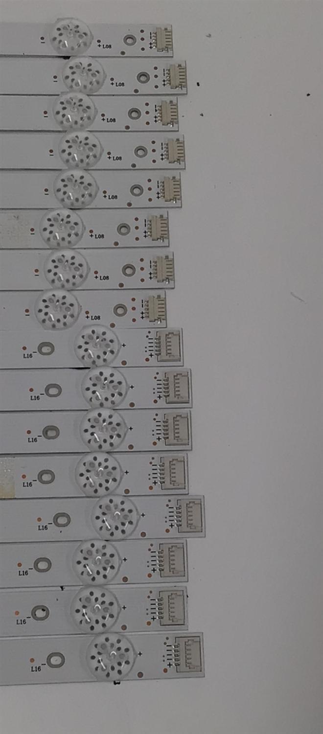 KIT DE LED´S PARA TV HISENSE 16 PIEZAS ORIGINALES / NUMERO DE PARTE JL.D65044330-003AL-M / JL.D65044330-003AR-M / JL.D65044330-003AL-M_V02  / JL.D65044330-003AR-M_V02 / PANEL HD650H3U52-T0LAK5 / HD650H3U52-T0LAK5+R+2023051701 / MODELO 65U6K - Imagen 2