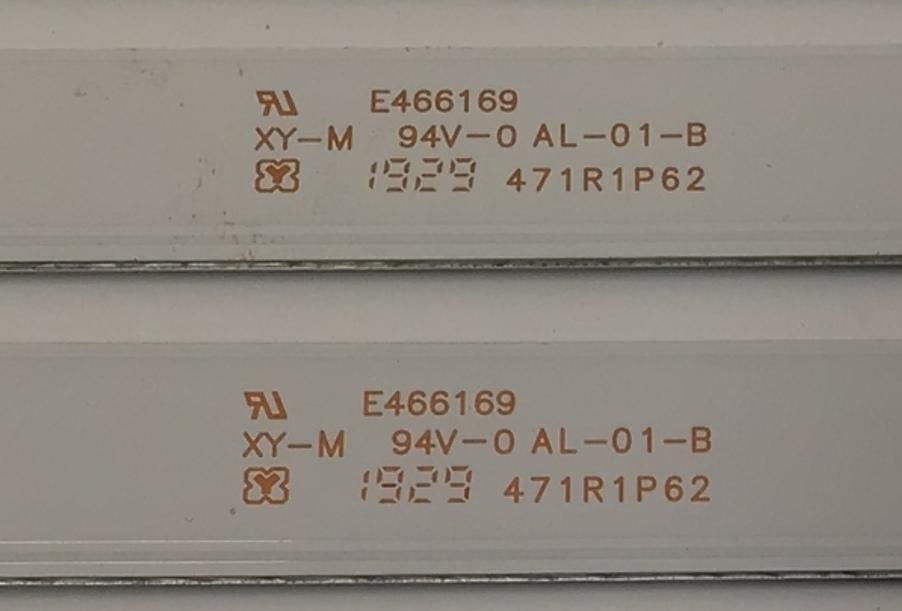 KIT DE LEDS PARA TV WBOX ORIGINAL 8 PIEZAS / NUMERO DE PARTE 4708-K55WDC-A3117N01 / K550WDC1  A3 / 471R1P62 / K550WDC119A157 / X-C72-K9-YF16  0B / MODELO 0E-55LED4KA - Imagen 2
