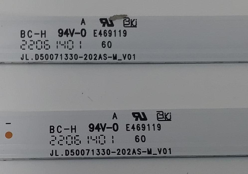 KIT DE LEDS PARA TV VIZIO ORIGINAL 3 PIEZAS / NUMERO DE PARTE JL.D50071330-202AS-M / JL.D50071330-202AS-M_V01 / F8P0B000037HAUXLB00ES3Y50CRV / F8P0B000037HAUXLB00ES3Y50CS3 / F8P0B000037HAUXLB00ES3Y50CS4 / PANEL V500DJ7-E03 / MODELO V4K50M-0809 - Imagen 2