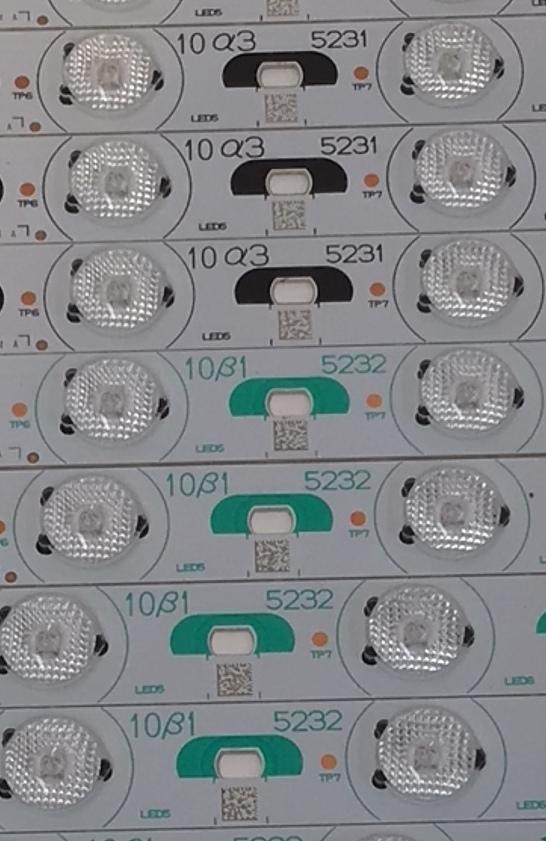 KIT DE LEDS PARA TV SHARP ORIGINAL / INCOMPLETO SOLO 45 PIEZAS / NUMERO DE PARTE 5231 / 5232 / 5233 / 5234 / 5235 / 5236 / ZZH2Y13WC10 / ZZH2Y14WC10 / PANEL LK900D3GW102 / MODELOS LC-90LE745U / LC-90LE657U / KIT CONSTA ORIGINALMENTE DE 48 PIEZAS - Imagen 5