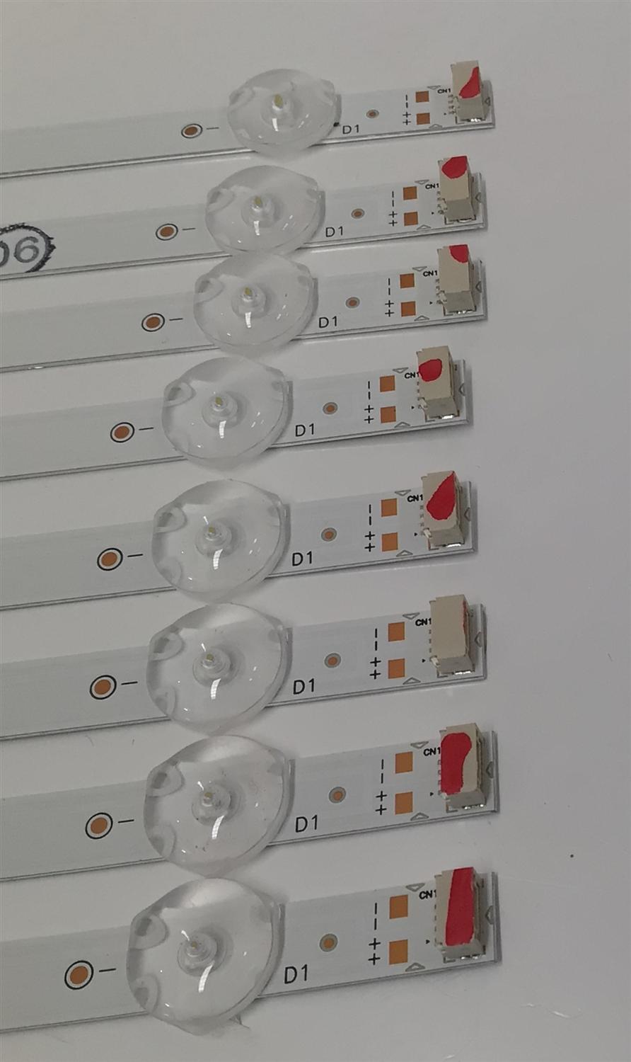 KIT DE LEDS PARA TV PHILIPS ORIGINAL 8 PIEZAS / NUMERO DE PARTE UDULEDREF018 / UDULEDREF018 REV.A / RF-EN650010SR30-0701 A0 / 65W7S1P / R018 / 22DF / 102670 / 102620 / PANEL UHF83XT-6075 / MODELO 65PUL7552 / 65PUL7552/F7 - Imagen 5