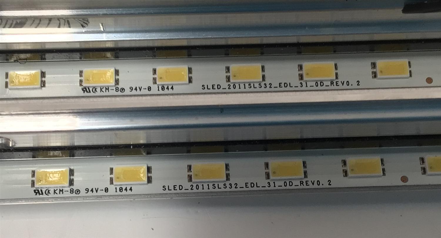 KIT DE LEDS PARA TV SONY ORIGINAL 2 PIEZAS / NUMERO DE PARTE 2011SLS32 / SLED_2011SLS32_EDL_31_0D_REV0.2 / LJ64-02836A / LJ64-02834A / F101220B0 / F101224A0 / 32-UP / 32-DOWN / PANEL LTY320HJ01-001 / MODELO KDL-32EX720 / KDL32EX720 - Imagen 3