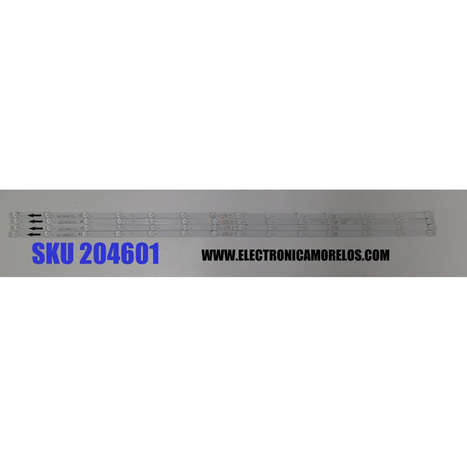 KIT DE LEDS PARA TV PHILIPS ORIGINAL 4 PIEZAS / NUMERO DE PARTE TCL55D14-ZC42AG-09D / 303TC550070D / TC550M53 / 4L-ZX055T-ZC012C / 2300018578 / 220729AB02 / PANEL LVU550CSDX E0647 / DISPLAY ST5461D12-6 VER.2.2 / MODELO 55PFL5756 / 55PFL5756/F7 / SI55UR
