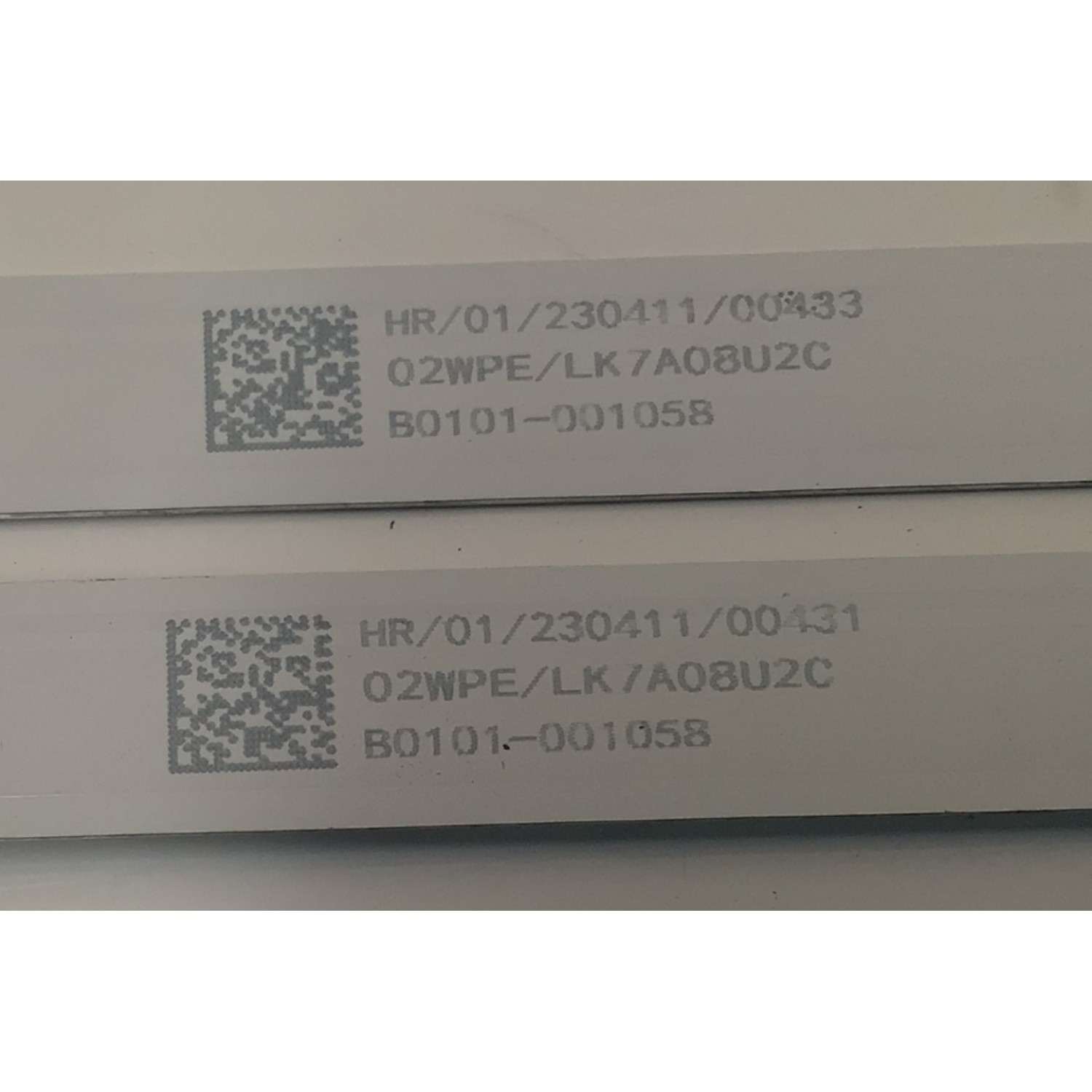KIT DE LEDS PARA TV TCL ((2 PIEZAS)) / NUMERO DE PARTE 50HR330M13N01 / 50HR330M13N01 V0 / 50S12 / B0101-001058 / HR/01/230411 / LK7A08U2C / 02WPE / PANEL LVU500NDEL / DISPLAY ST4951D01-1 VER.2.2 / MODELO 50S470G - Imagen 3