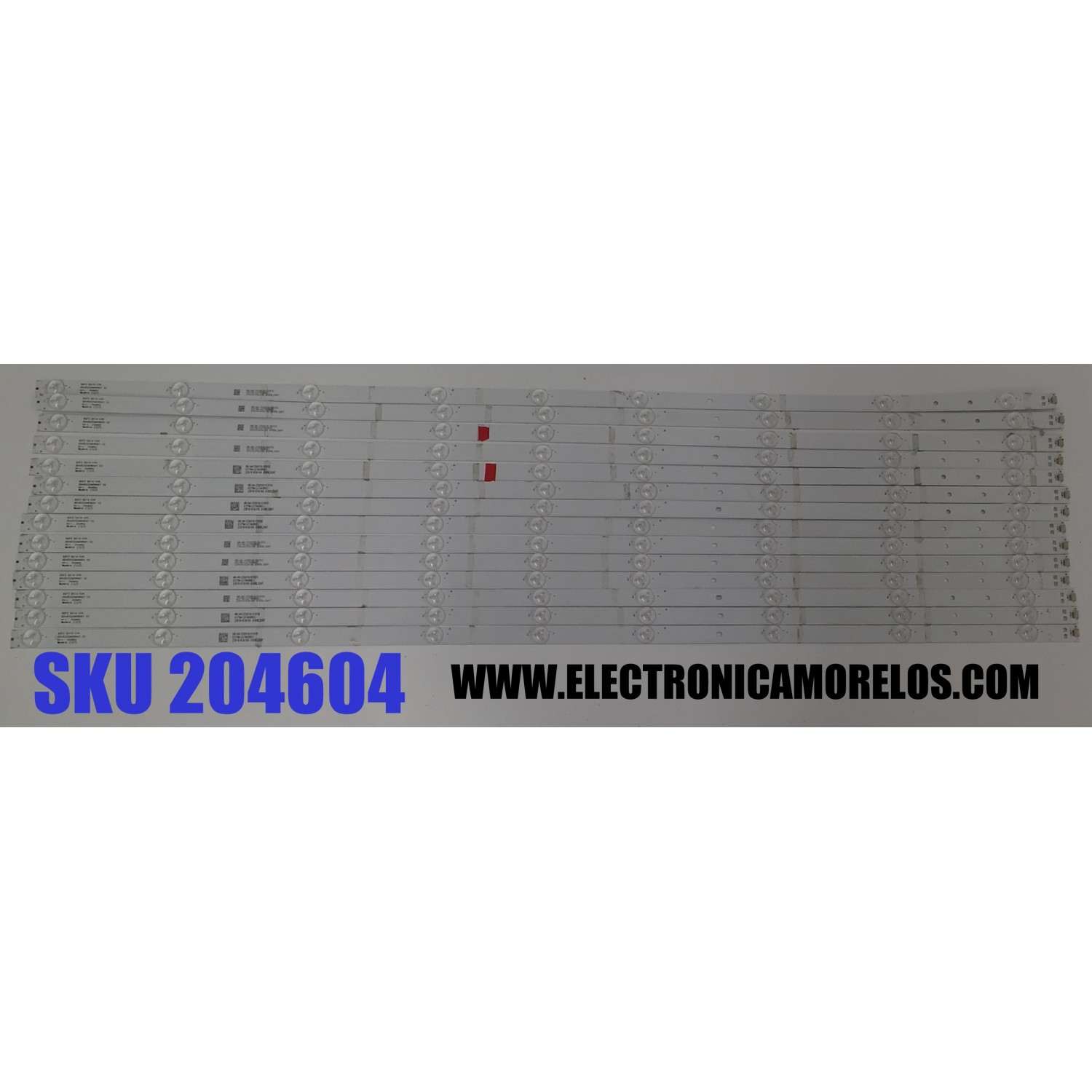 KIT DE LEDS PARA TV TCL ORIGINAL 14 PIEZAS / NUMERO DE PARTE 85HR332M09N01 / 85HR332M09N01 V2 / 85FZ 9X14-C04 / HR/A6/230818 / 0379W / LK7A08R0C / 230101036100 / PANEL HK850WLEDM-JH23H / MODELO 85S450G