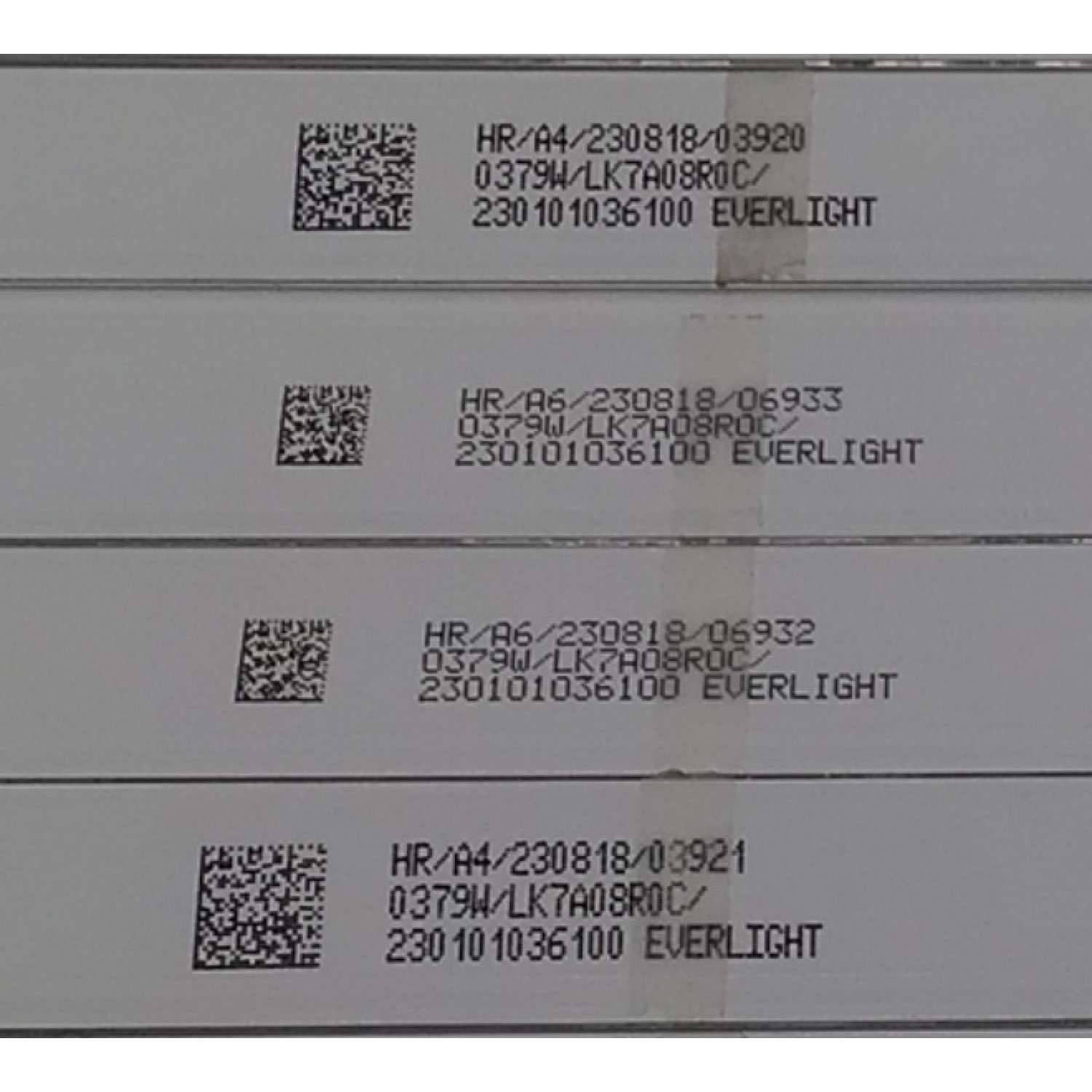 KIT DE LEDS PARA TV TCL ORIGINAL 14 PIEZAS / NUMERO DE PARTE 85HR332M09N01 / 85HR332M09N01 V2 / 85FZ 9X14-C04 / HR/A6/230818 / 0379W / LK7A08R0C / 230101036100 / PANEL HK850WLEDM-JH23H / MODELO 85S450G - Imagen 3