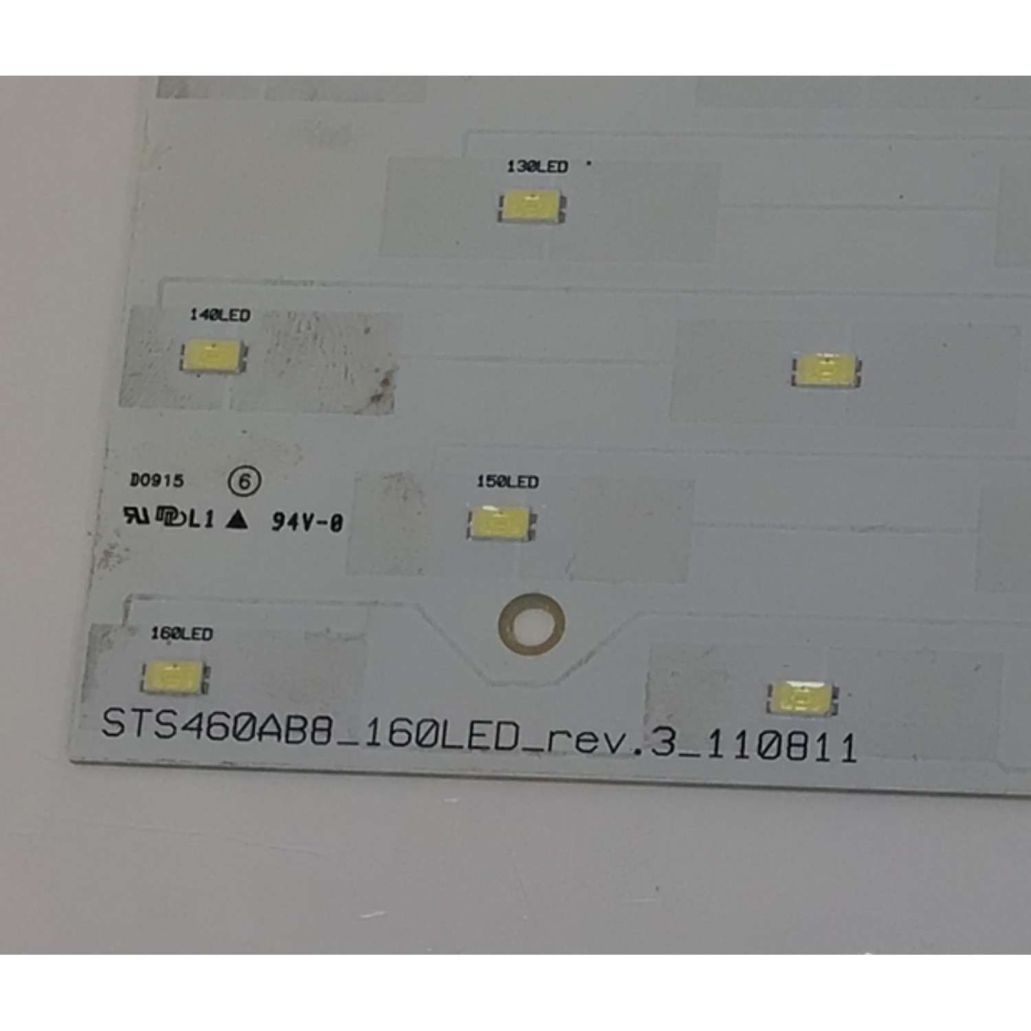 KIT DE LED´S PARA TV NEC 4 PIEZAS ORIGINALES  / NUMERO DE PARTE BN96-04519A / STS460AB8_160D_REV.3_110811 / 04519A / MODELO X464UNS - Imagen 3