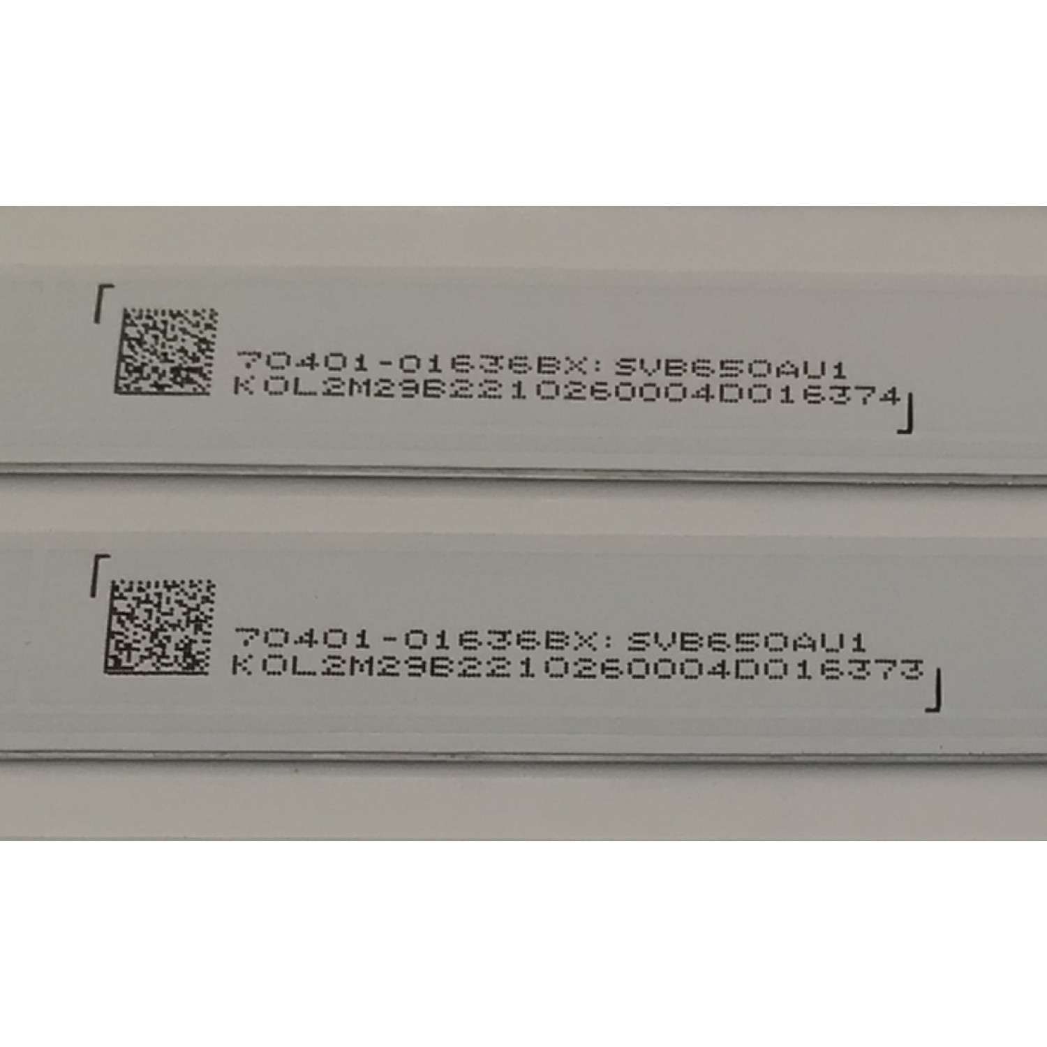 KIT DE LED´S PARA TV VIZIO 12 PIEZAS ORIGINALES / NUMERO DE PARTE 261501016350 / 40-V655M-3030-0D35-12X5-618.5X12-20220316 / SVB650AU1 / 70401-01636BX / HBH-L1 / MODELO V655M-K04 / V655M-K04 LBSFM9LZ / V655M-K04 LBSFM9PZ - Imagen 4