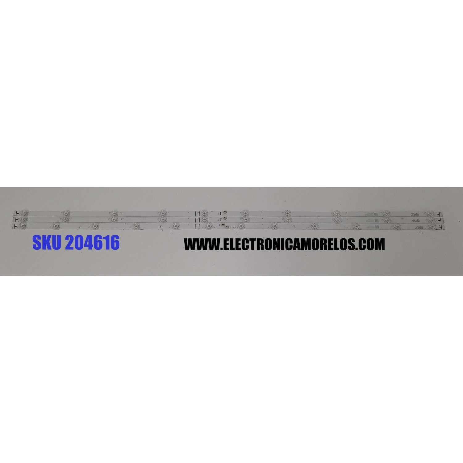 KIT DE LEDS PARA TV TCL ORIGINAL 3 PIEZAS / NUMERO DE PARTE  50HR332M12B1 / 50HR332M10A1 / 50HR332M12B1 V3 / 50HR332M10A1 V3 / 50HR332M12B1 V2 / 50HR332M10A1 V2 / PANEL LVU500NDJL / DISPLAY CV500U2-L02 REV:02 / MODELO 50S551G