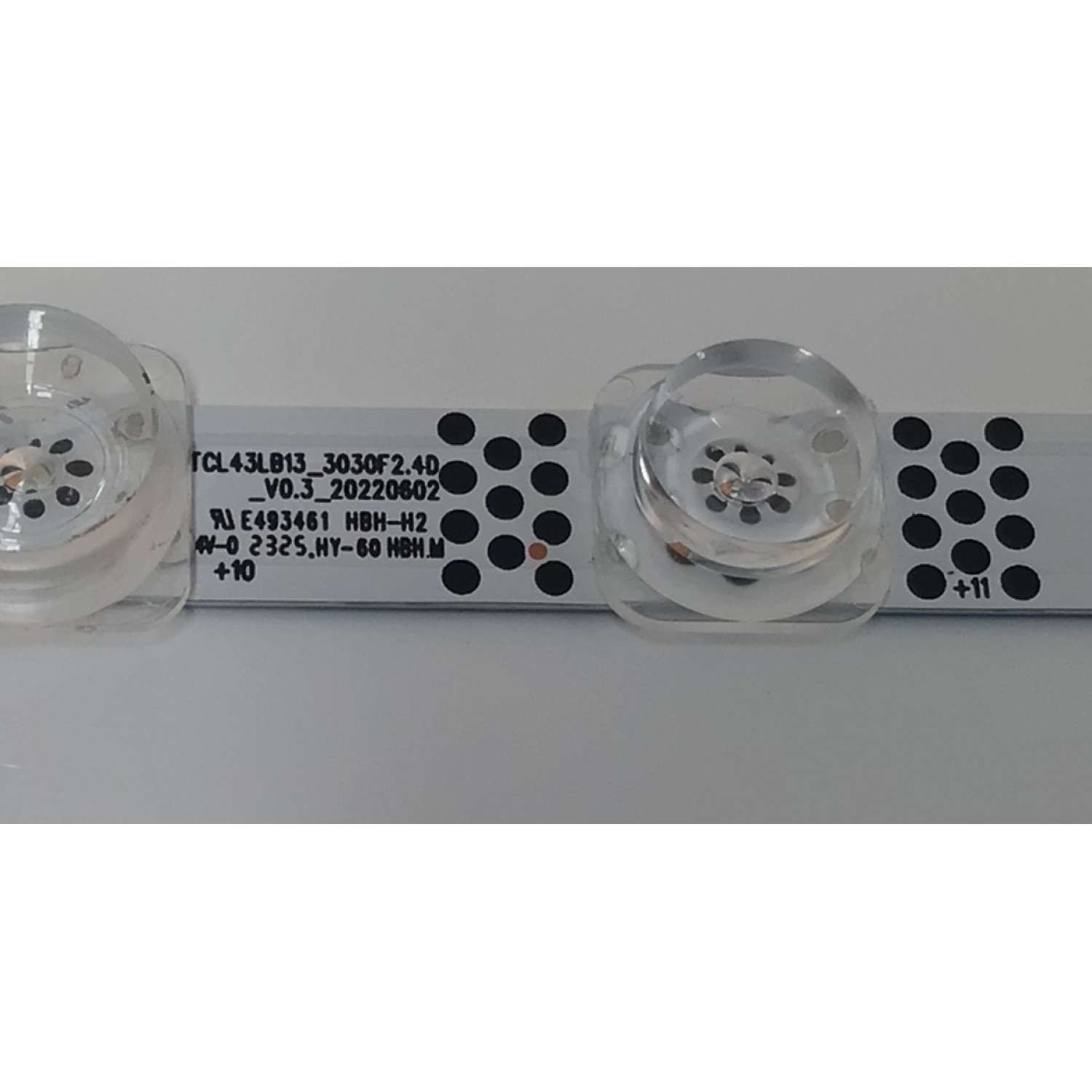 LED PARA TV TCL 1 PIEZAS ORIGINAL / NUMERO DE PARTE TCL43LB13 / TCL43LB13_3030F2.4D_V0.3_20220602 / B0101-001029 / 230710 / DISPLAY ST4251D02-1 VER.2.1 / MODELO 43S454 - Imagen 2