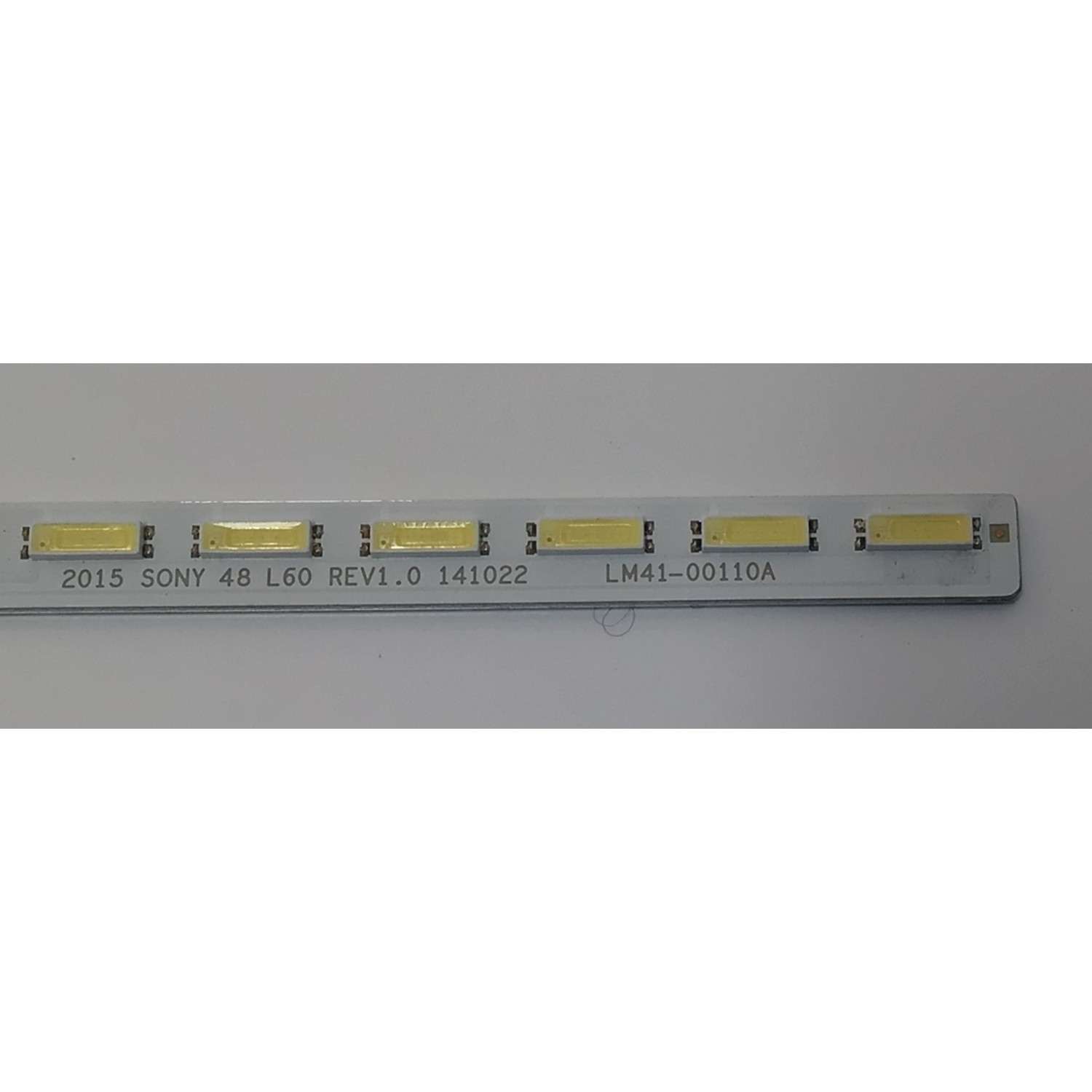 LED PARA TV SONY 1 PIEZA ORIGINAL / NUMERO DE PARTE LM41-00110A / 2015 SONY 48 L60 REV1.0 141022 / CP 20 94V-0 KT / DISPLAY LSY480HN02-A01 / MODELO KDL-48W700C / KDL48W700C - Imagen 2