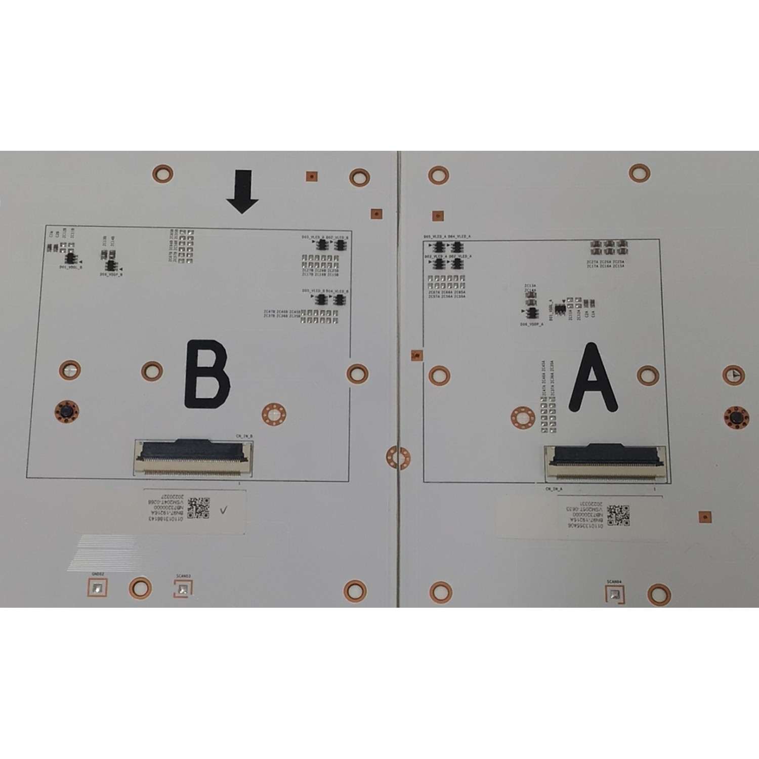 KIT DE LED´S PARA TV SAMSUNG 8 PIEZAS ORIGINALES / NUMERO DE PARTE BN97-19215A / BN97-19216A / BN41-02986A / BN41-02986 / 22Y 4KQ95 55 / DFVC2152 / BN41-02986A-000 / VSM205T / VSM204T / MODELO QN55QN95BAFXZA / QN55QN95BAFXZA CB02 - Imagen 2