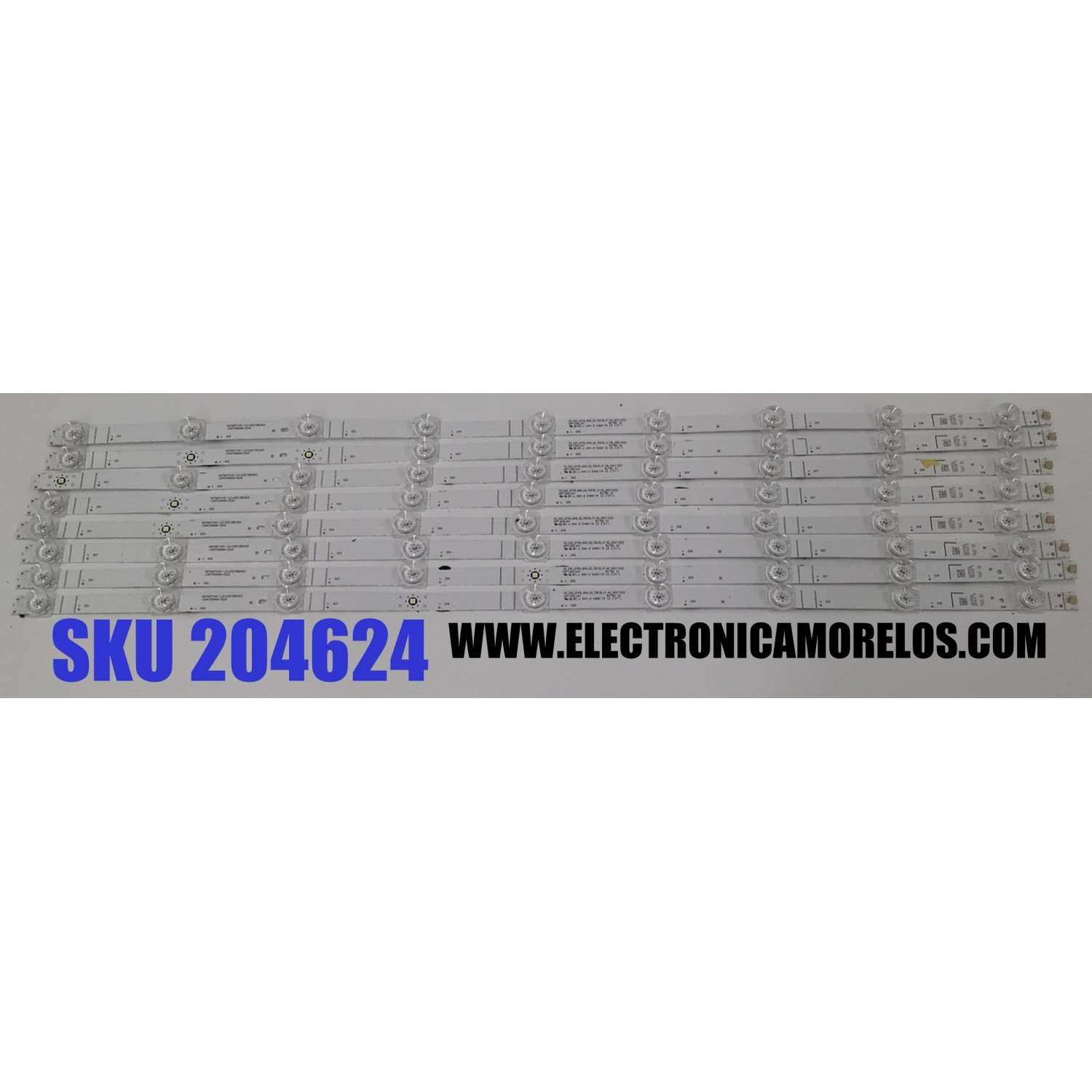 KIT DE LEDS ORIGINAL PARA TV HISENSE 8 PIEZAS / NUMERO DE PARTE SVH700A49 / ZD_SSC_D700_8X9_02_TDE30_V1.40_20211022 / HD700Y1U41-L3 / 2021082403 / SVH700A49+ZDJGHIP7.820.241HIP7.820.241 / 1269989 / 5Q2C B1 / PANEL HD700Y1U41-L3 / MODELO 70A6 / 70A6F / 70R6E4 