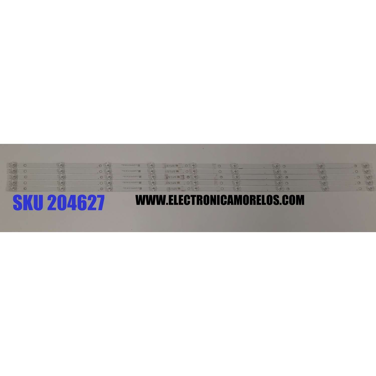 KIT DE LEDS PARA TV TD SYSTEMS ORIGINAL 5 PIEZAS / NUMERO DE PARTE MS-L3630 V3 / 1.3.10700000227 / MODELO K55DLG12US
