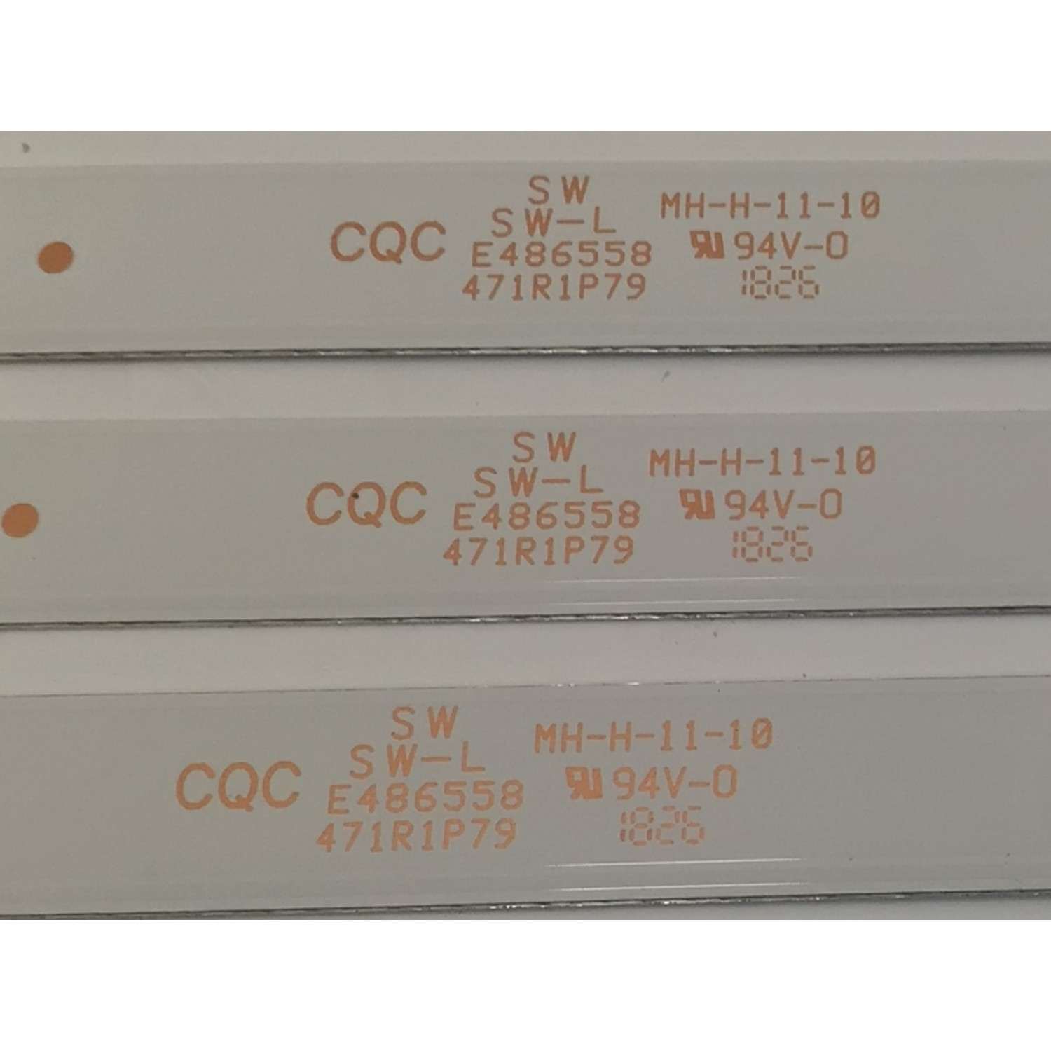 KIT DE LED´S PARA TV WBOX 3 PIEZAS ORIGINALES / NUMERO DE PARTE 4708-K320WD-A1113N21 / K320WD A1 / 471R1P79 / MH-H-11-10 / K320WD186 143 / PANEL K320WD82 / MODELO 0E32LED / OE32LED - Imagen 2