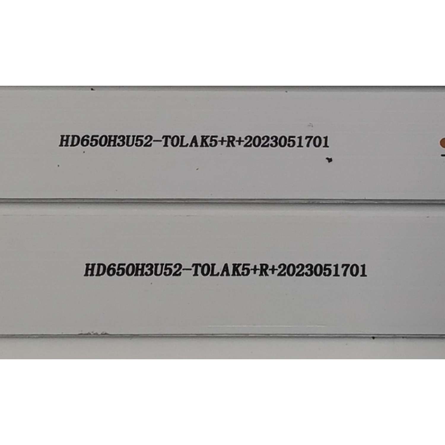 KIT DE LED´S PARA TV HISENSE 16 PIEZAS ORIGINALES / NUMERO DE PARTE JL.D65044330-003AL-M / JL.D65044330-003AR-M / JL.D65044330-003AL-M_V02  / JL.D65044330-003AR-M_V02 / PANEL HD650H3U52-T0LAK5 / HD650H3U52-T0LAK5+R+2023051701 / MODELO 65U6K - Imagen 5