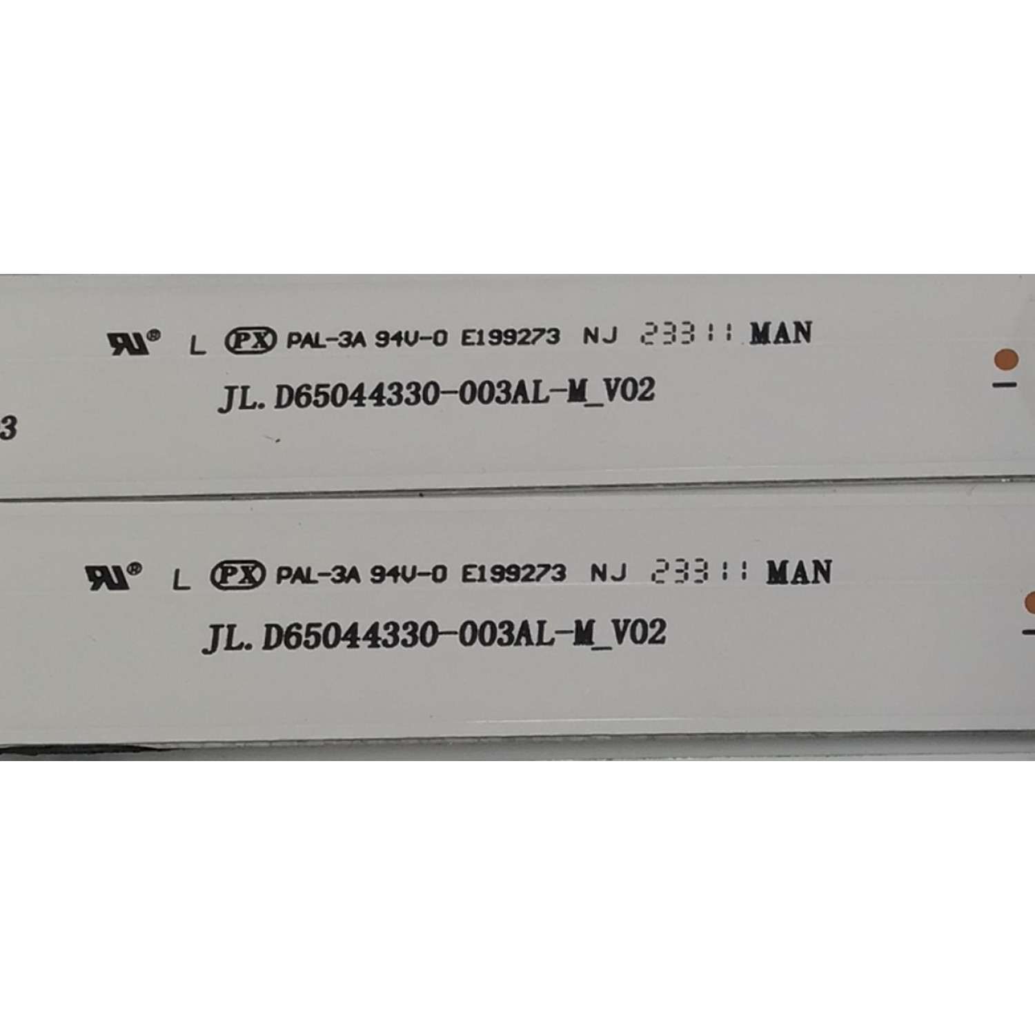 KIT DE LED´S PARA TV HISENSE 16 PIEZAS ORIGINALES / NUMERO DE PARTE JL.D65044330-003AL-M / JL.D65044330-003AR-M / JL.D65044330-003AL-M_V02  / JL.D65044330-003AR-M_V02 / PANEL HD650H3U52-T0LAK5 / HD650H3U52-T0LAK5+R+2023051701 / MODELO 65U6K - Imagen 7