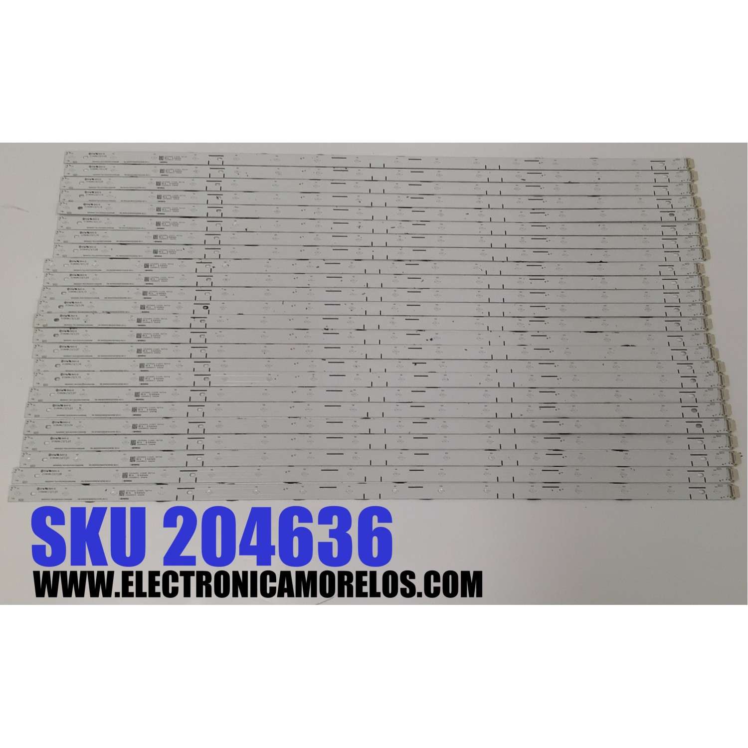 KIT DE LEDS PARA TV HISENSE ORIGINAL 24 PIEZAS / NUMERO DE PARTE SVH650AW0 / CRH-BXK65H3U51B1836T8Z2S1P2B3-REV1.3 / CRH-BXK65H3U51B1836T8Z2S1P2B3-REV1.3 / HD650H3U51-T0L6 / 2022110030 / PANEL HD650H3U51-T0L6 / MODELO 65U6K