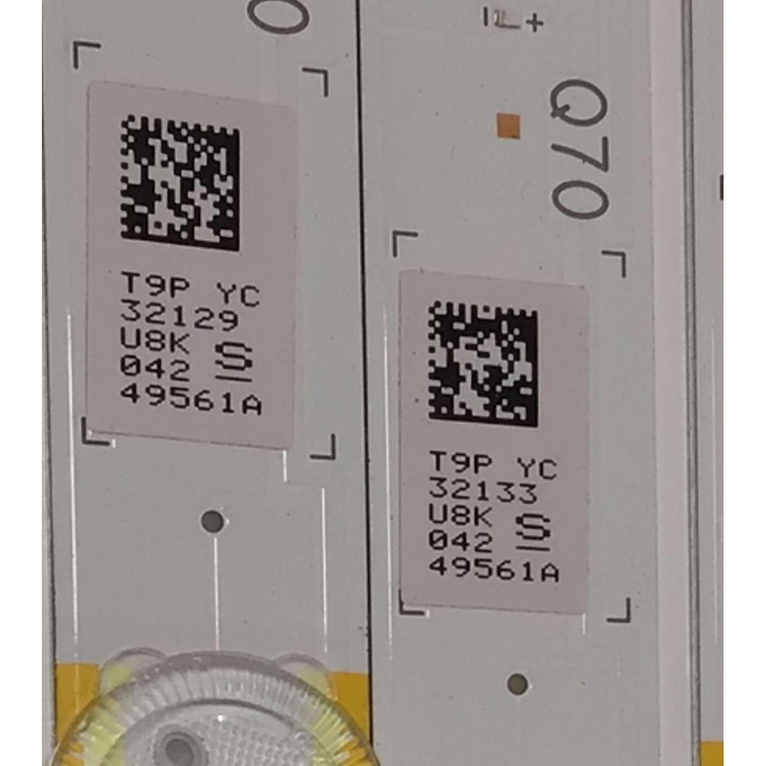 KIT DE LEDS PARA TV SAMSUNG ORIGINAL 48 PIEZAS / NUMERO DE PARTE BN96-49561A / LI_Q70_H5_FAM_S2(5)_R1.2_TAH_100_LM41-00801A / LM41-00801A / MODELO QN85Q7DRAFXZA / QN85Q70RAFXZA - Imagen 3