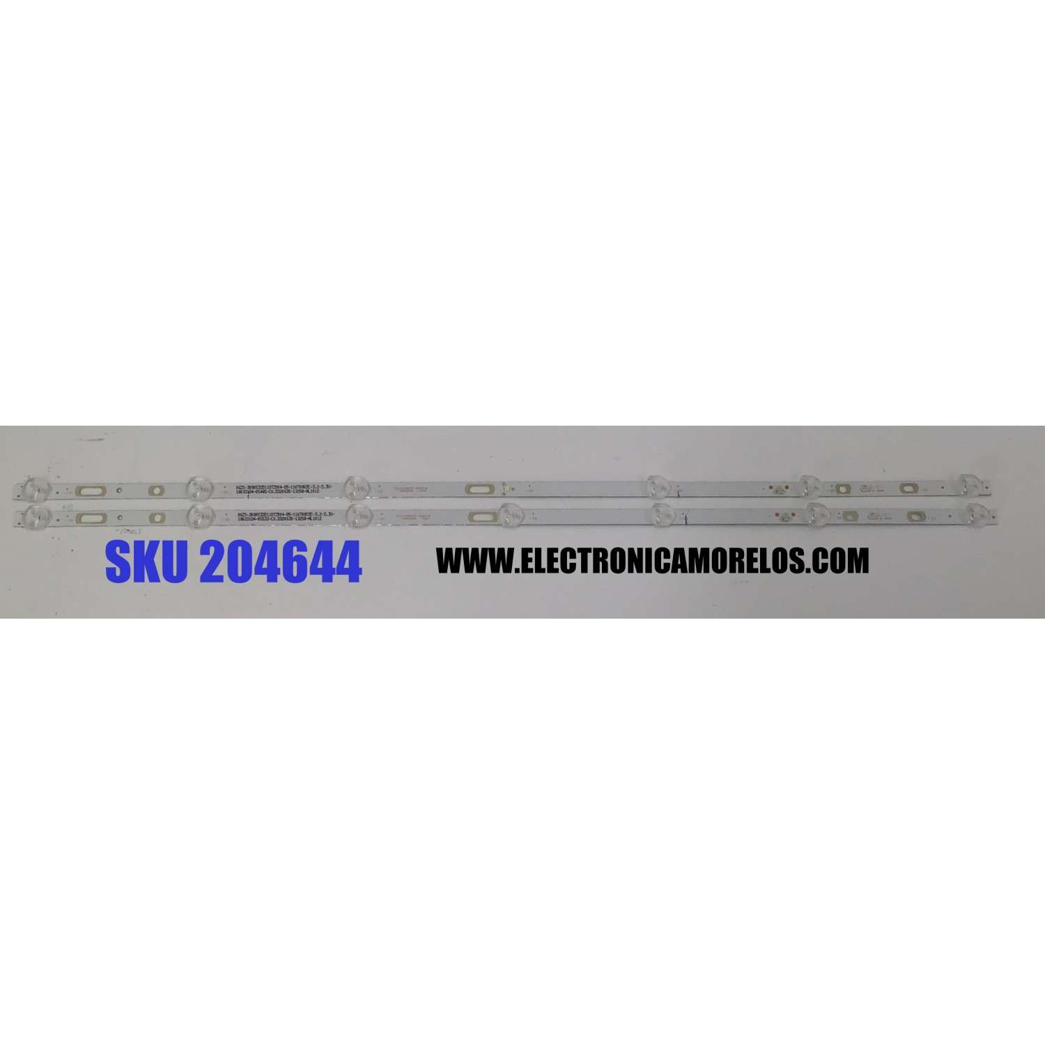 KIT DE LEDS PARA TV SELECLINE ORIGINAL 2 PIEZAS / NUMERO DE PARTE SJ.CX.D3200701-2835GS-M / 1.14.MD320066 / CX.D320S35 / 3080532D11DTZ004 / PANEL CX315DLEDM / MODELO 32S17