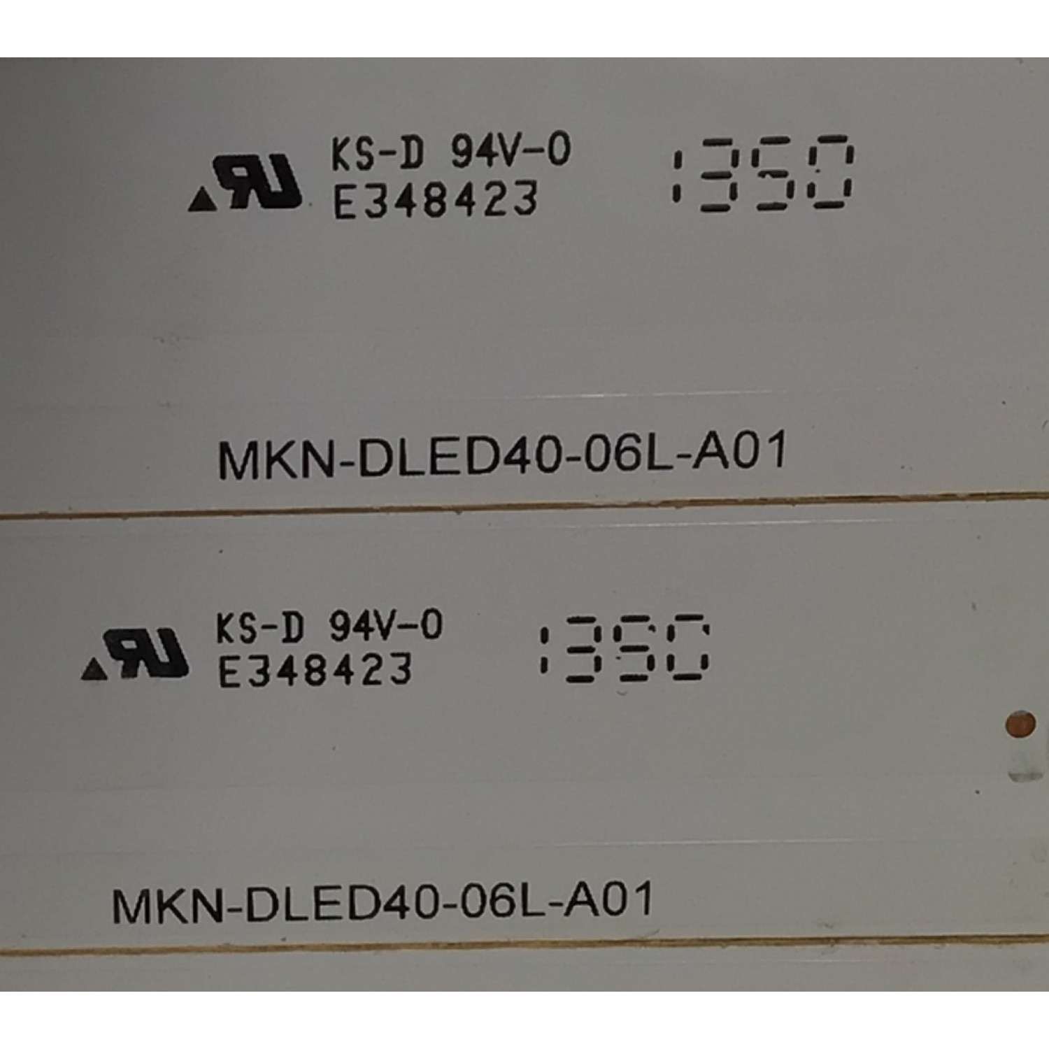 KIT DE LEDS PARA TV BUSH ORIGINAL 8 PIEZAS / NUMERO DE PARTE MKN-DLED40-06 / MKN-DLED40-06R-A01 / MKN-DLED40-06L-A01 / MODELO BMKDVD40LED - Imagen 3