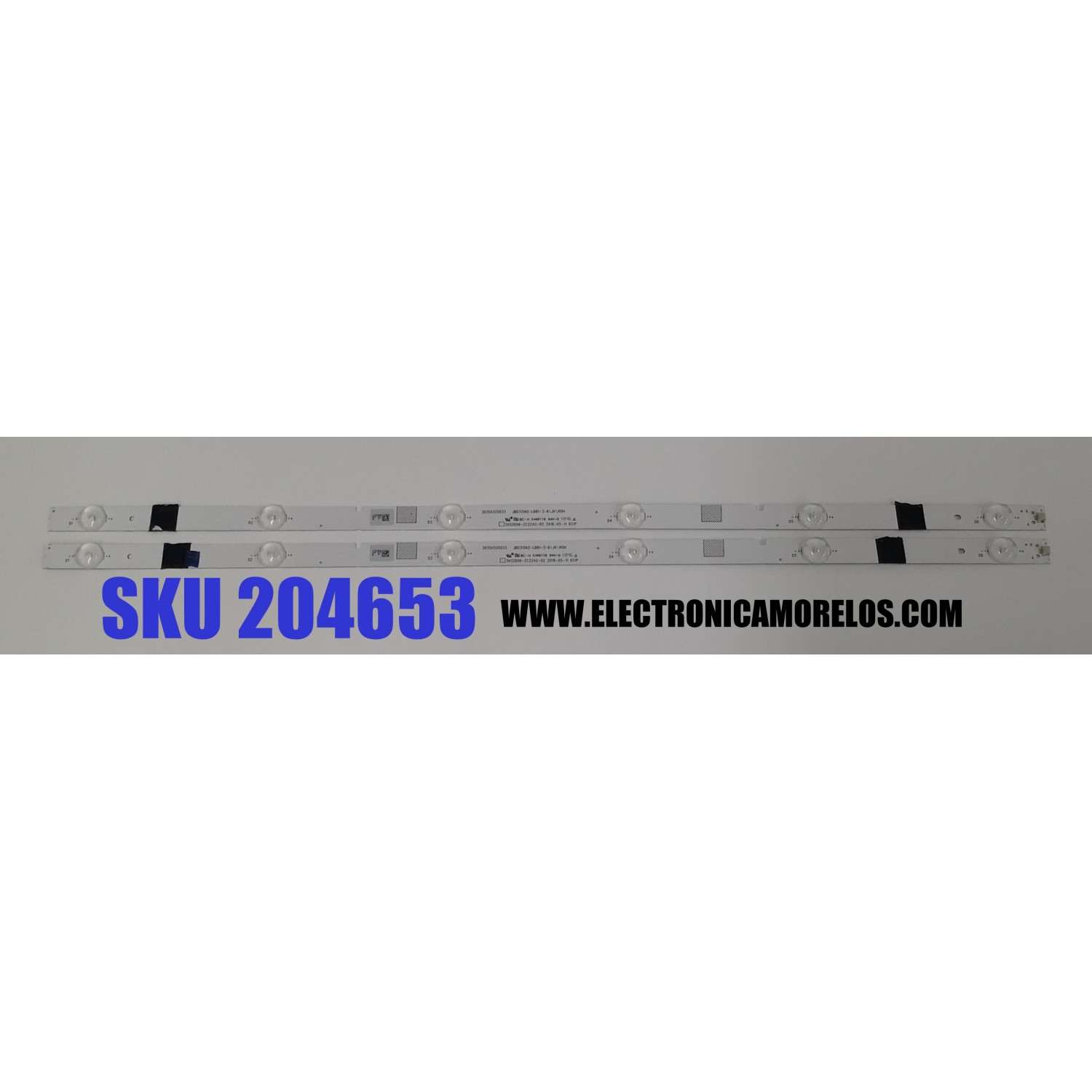 KIT DE LEDS PARA TV HISENSE ORIGINAL 2 PIEZAS / NUMERO DE PARTE 303SH320033 / SH32D06-ZC2AG-02 / JBD315N2-LB81-3-6\JK\ROH / 1197049 / PANEL JHD315N2H81-TXL2QL / MODELO 32H4E1