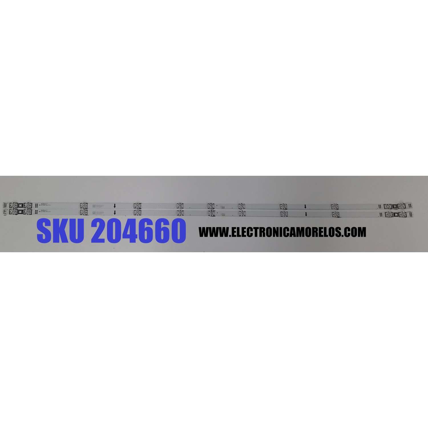 KIT DE LEDS PARA TV TCL ORIGINAL 2 PIEZAS / NUMERO DE PARTE 55HR332M11N04 V3 / 55S11 / LS2B09U4C / N0101-000272 / PANEL LVU550NDAL / MODELO 55S451 / 55F35 / 55S41BR
