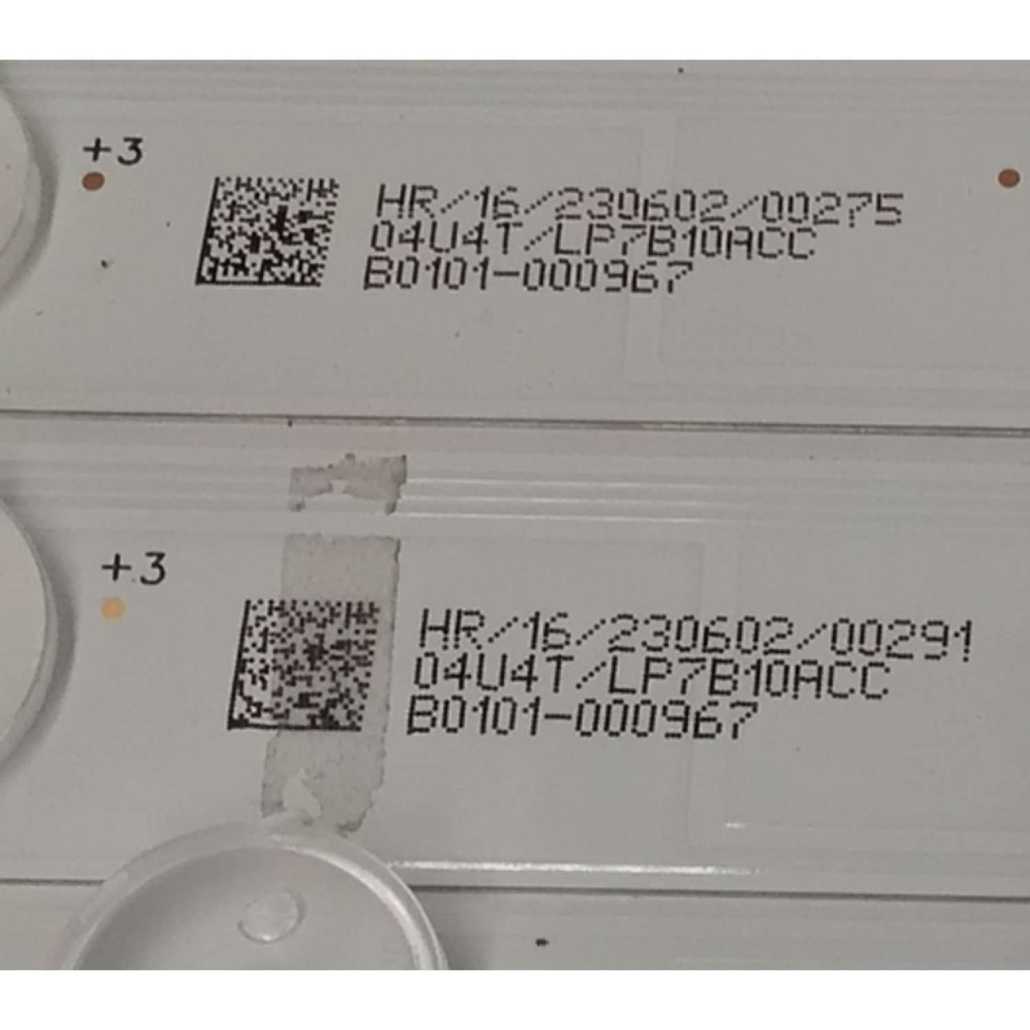 KIT DE LEDS PARA TV TCL ORIGINAL / INCOMPLTO SOLO 19 PIEZAS / NUMERO DE PARTE 75HR330M11 / 75HR330M11A3 V1 / 75HR330M11B3 V1 / 75HR330M11C3 V0 / 75C11G / PANEL LVU750NDJC / MODELO 75Q750G / KIT CONSTA ORIGINALMENTE DE 20 PIEZAS - Imagen 5
