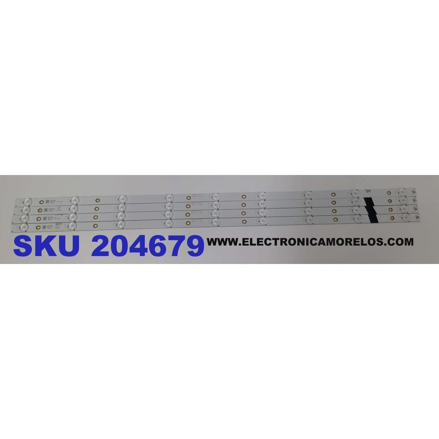 KIT DE LEDS PARA TV SEIKI ORIGINAL 4 PIEZAS / NUMERO DE PARTE JL.D40091235-111AS-R7N / AE12530 / 21005485 / D161205 / T411 / MODELO SFM40