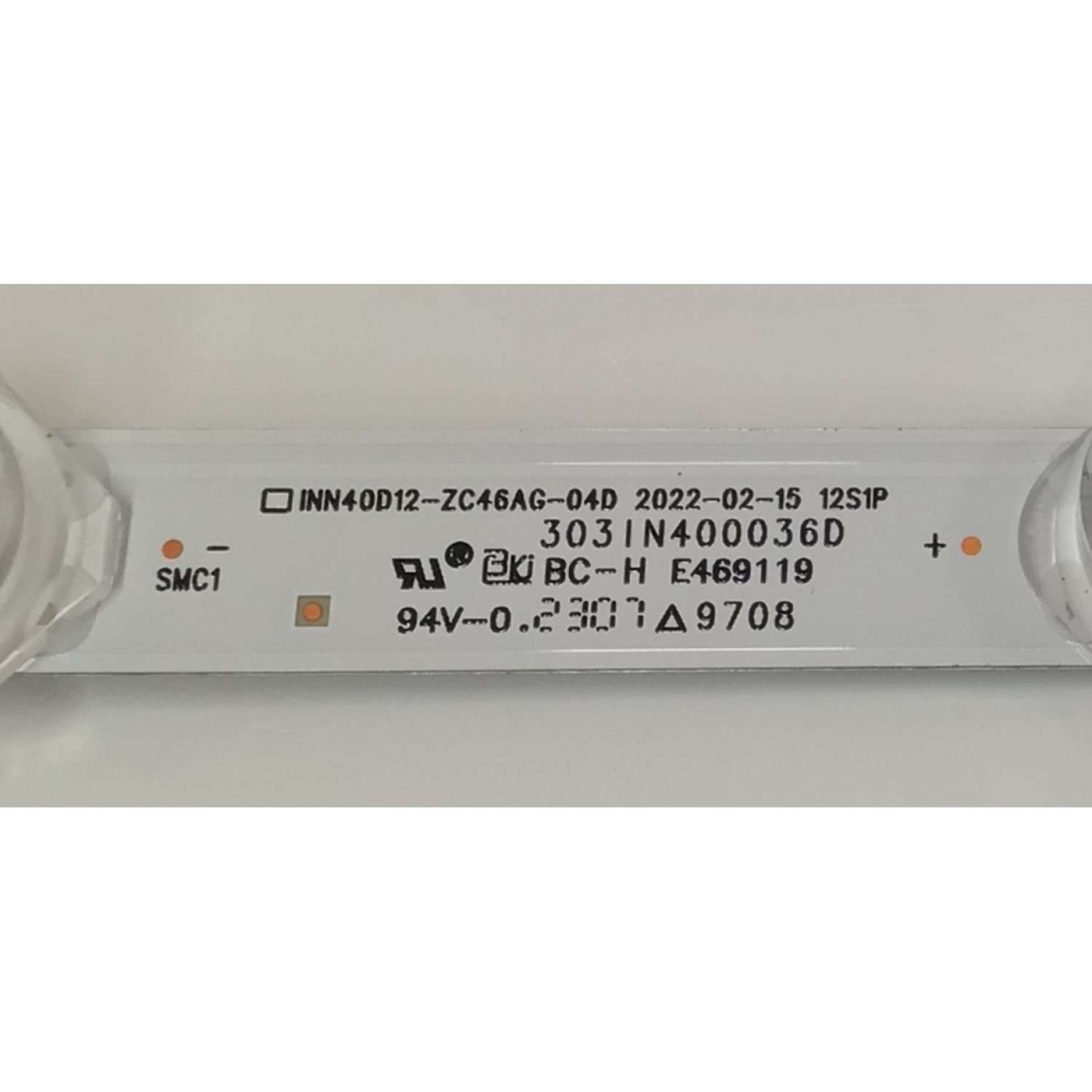 LED PARA TV VIZIO ORIGINAL 1 PIEZA / NUMERO DE PARTE 303IN400036D / INN40D12-ZC46AG-04D / B241D0000 / 439AB0LB / 00FDDS / 12334 / PANEL V400HJ9-E03 REV.C1 / DISPLAY V400HJ9-203 / MODELO D40FM-K09 - Imagen 4